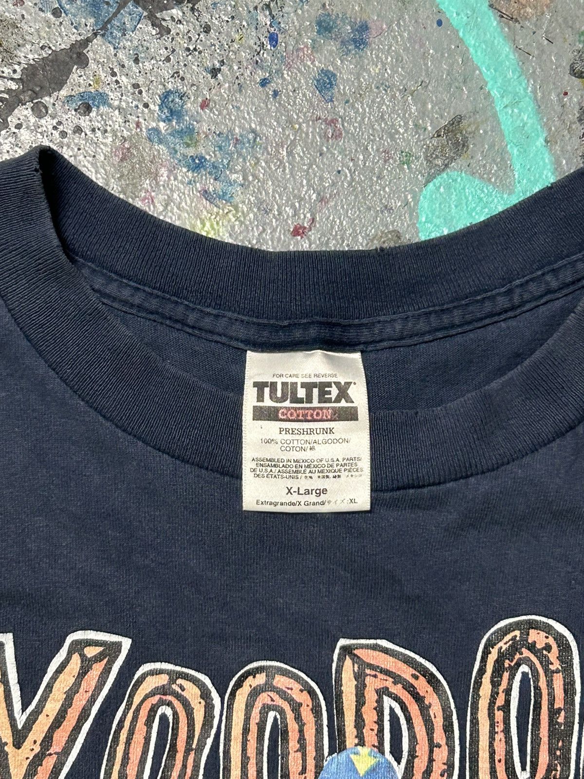 Band Tees × Vintage Vintage Voodoo glow skulls band T-shirt 1990s Size US XL / EU 56 / 4 - 5 Thumbnail