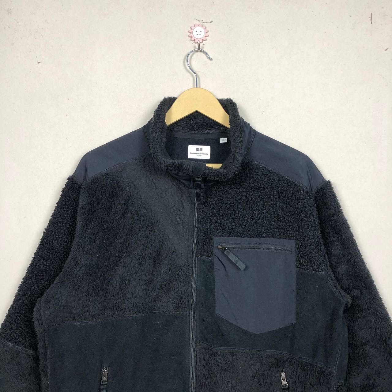 Engineered Garments Engineered Garments Uniqlo Faux Fur Sherpa Boa Black Jacket Size US L / EU 52-54 / 3 - 4 Thumbnail