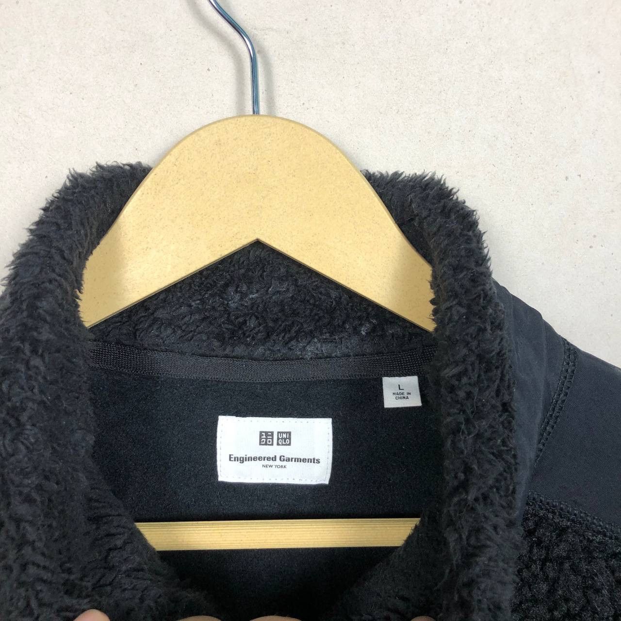 Engineered Garments Engineered Garments Uniqlo Faux Fur Sherpa Boa Black Jacket Size US L / EU 52-54 / 3 - 8 Thumbnail