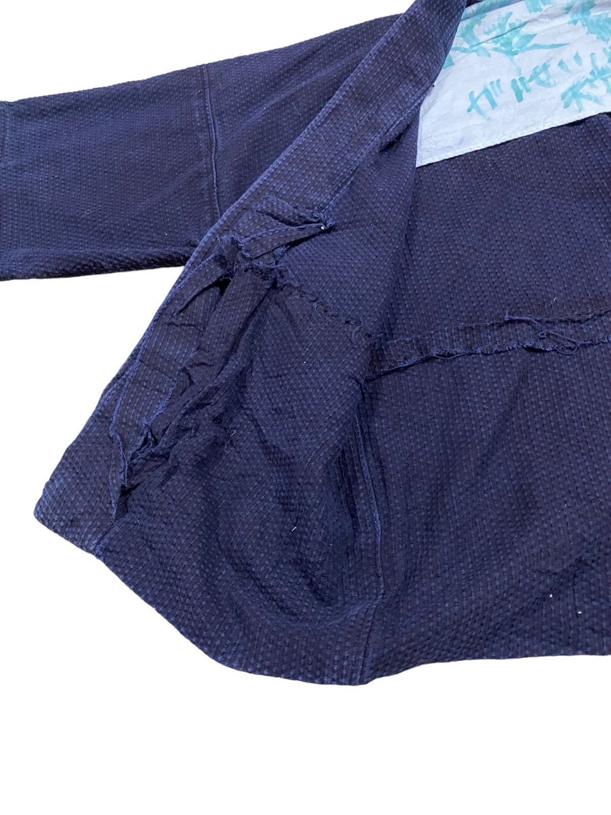 Indigo × Vintage Vtg🔥Japanese Hoari Narogi Indigo Sanjuro Kimono Cardigan Size US L / EU 52-54 / 3 - 17 Thumbnail