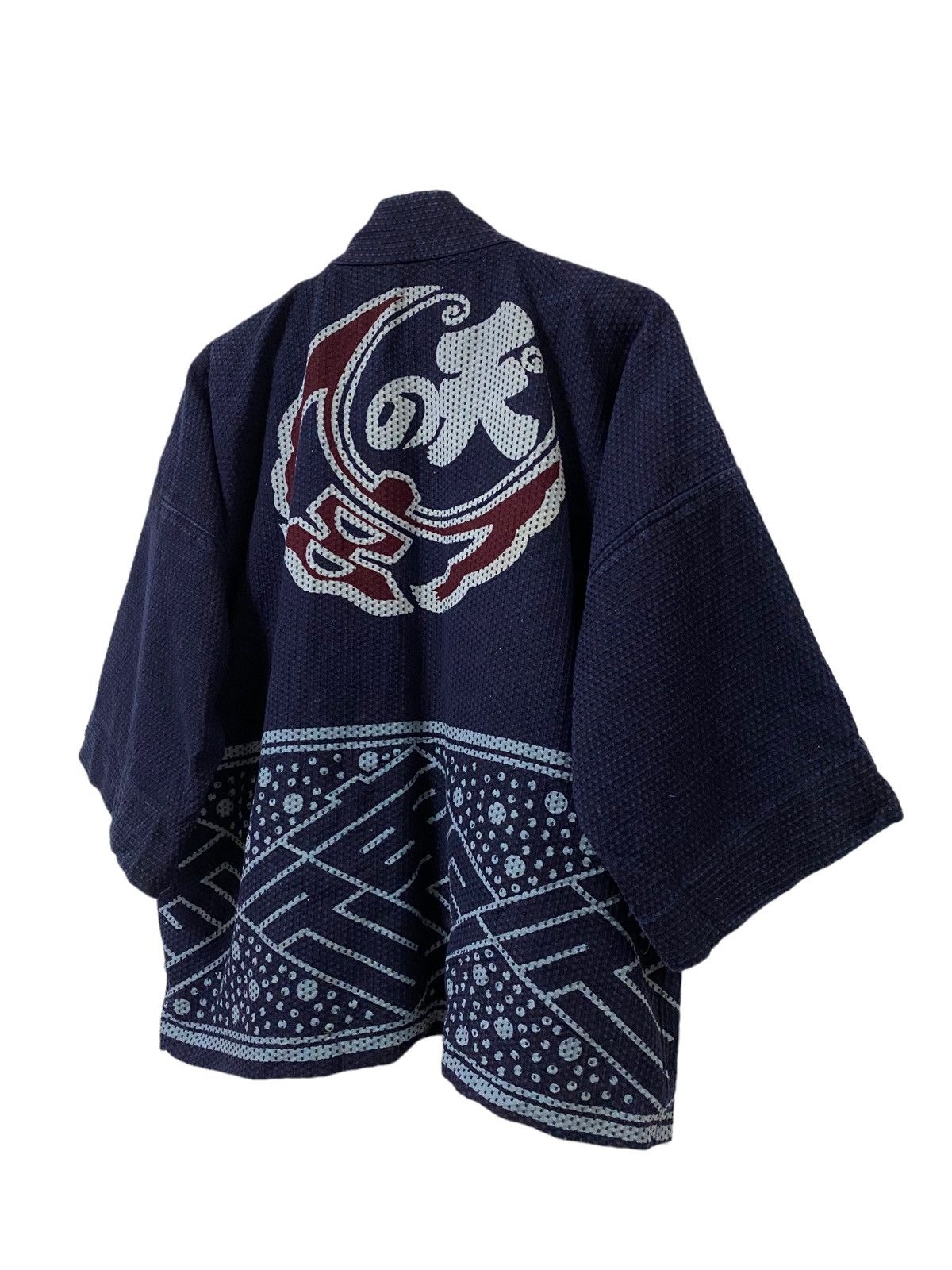Indigo × Vintage Vtg🔥Japanese Hoari Narogi Indigo Sanjuro Kimono Cardigan Size US L / EU 52-54 / 3 - 12 Thumbnail
