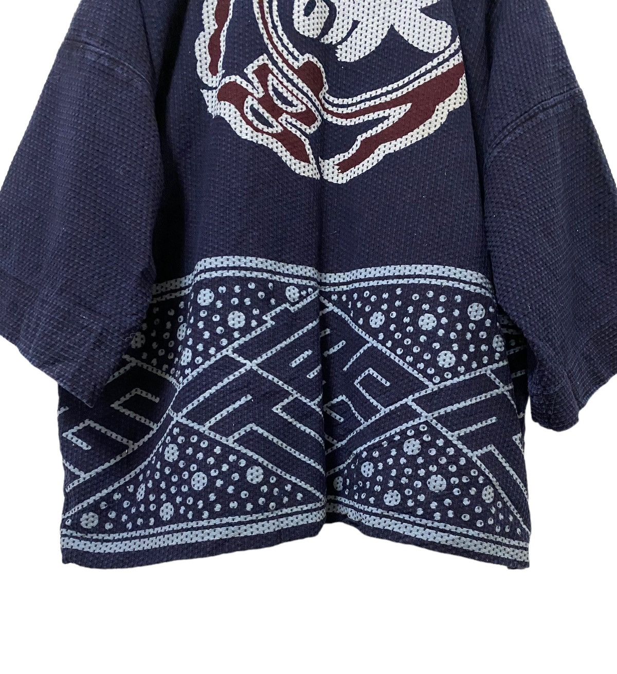Indigo × Vintage Vtg🔥Japanese Hoari Narogi Indigo Sanjuro Kimono Cardigan Size US L / EU 52-54 / 3 - 10 Thumbnail