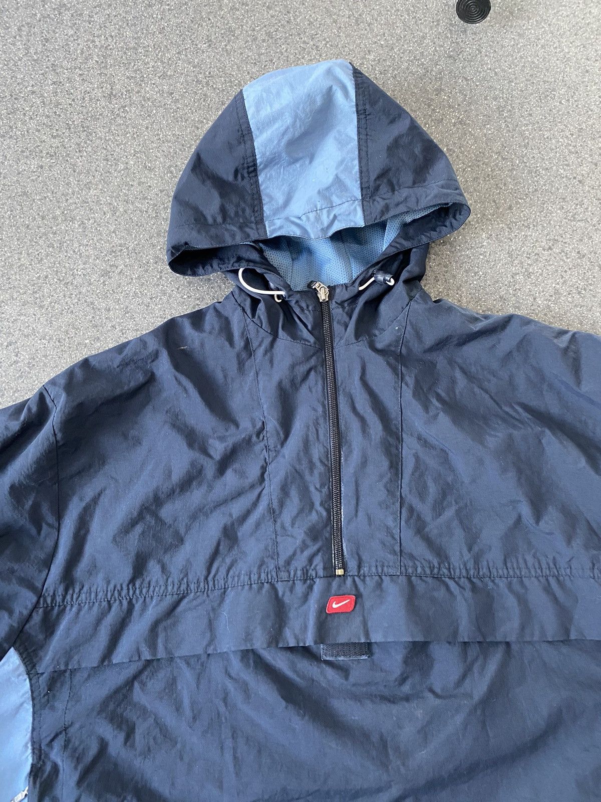 Nike Vintage Nike Central Swoosh Anorak Jacket Size US L / EU 52-54 / 3 - 3 Thumbnail