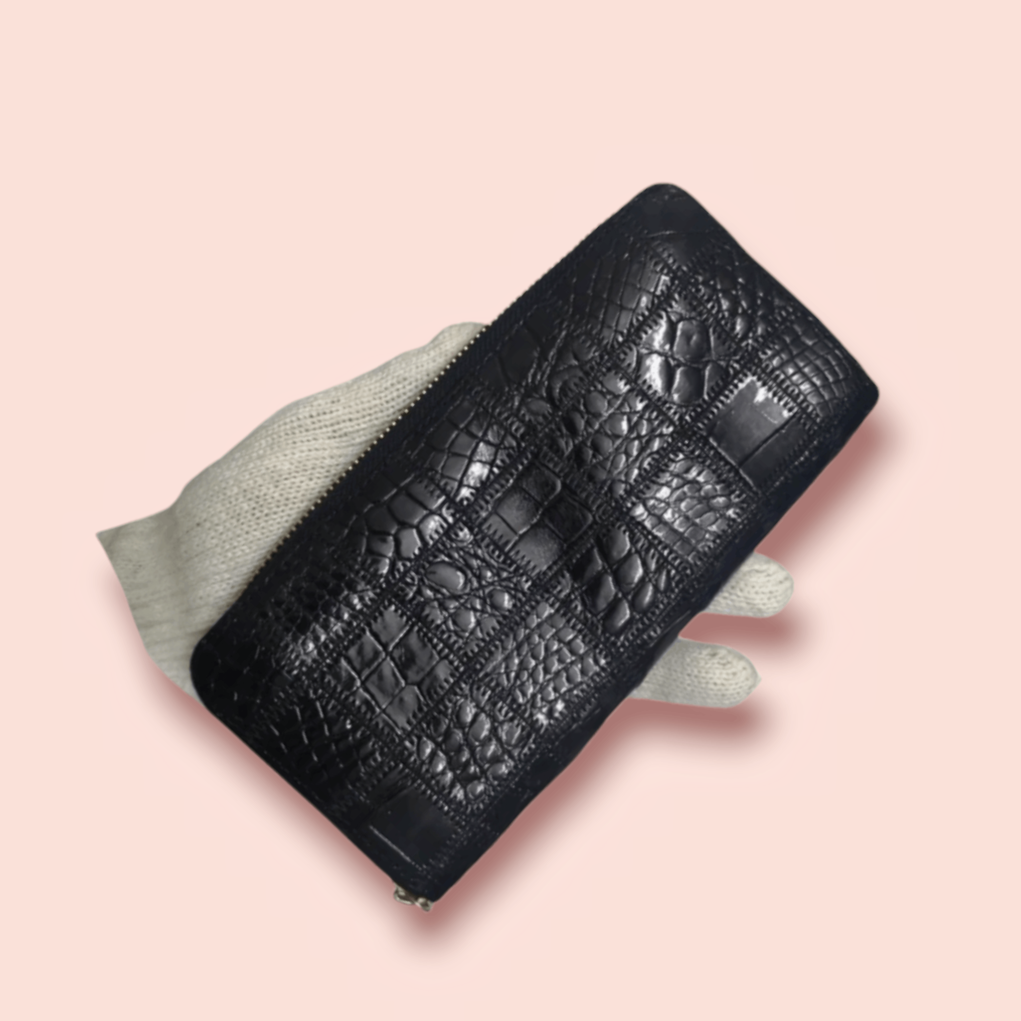 Japanese Brand × Leather 🔥STEAL🔥CROIX ROYAL PATCHED CROC SKIN ZIPPY WALLET Size ONE SIZE - 18 Thumbnail