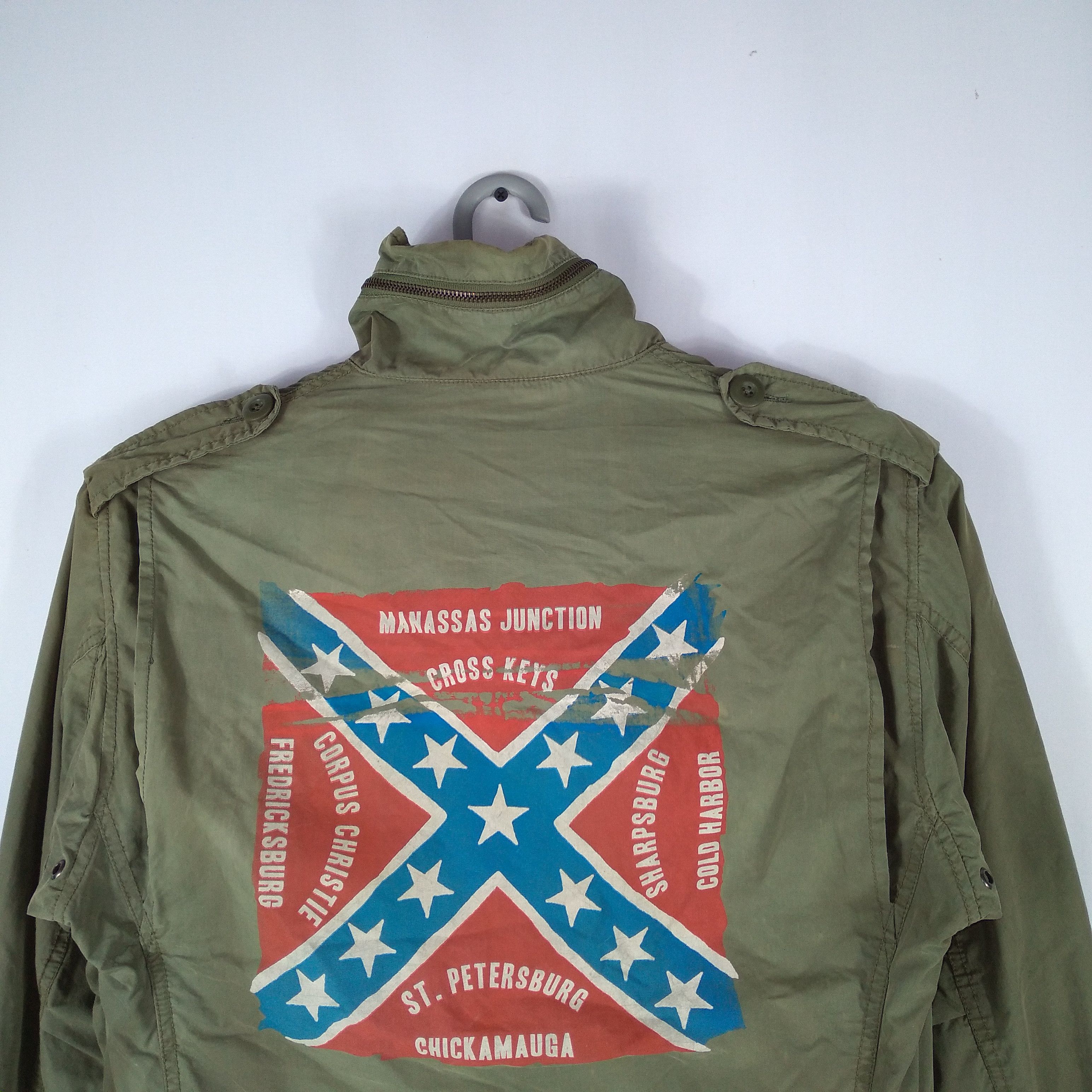Avirex 🔥Rare🔥AVIREX World War Dixi 75 Army Flight Bomber Jacket Size US S / EU 44-46 / 1 - 7 Thumbnail