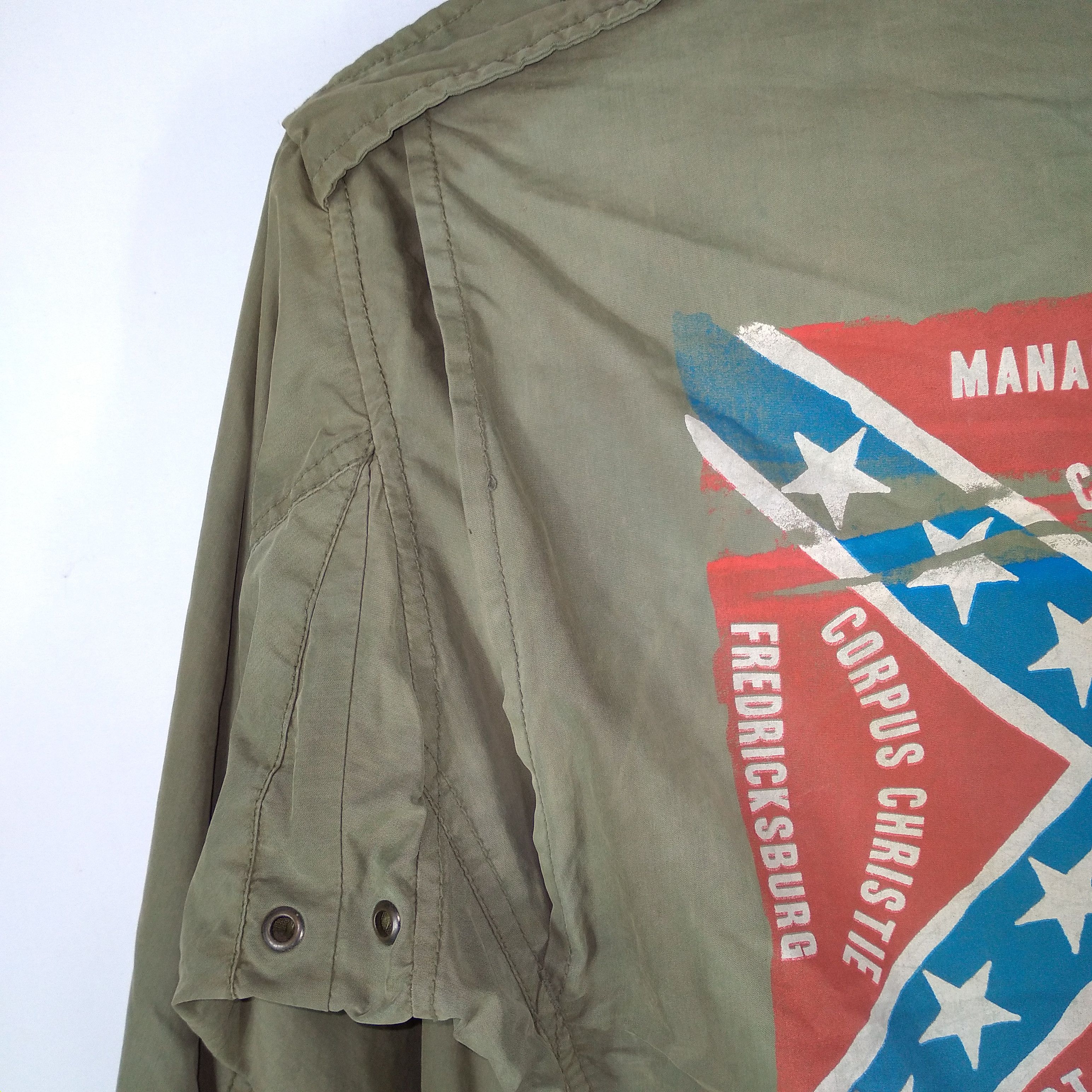 Avirex 🔥Rare🔥AVIREX World War Dixi 75 Army Flight Bomber Jacket Size US S / EU 44-46 / 1 - 10 Thumbnail