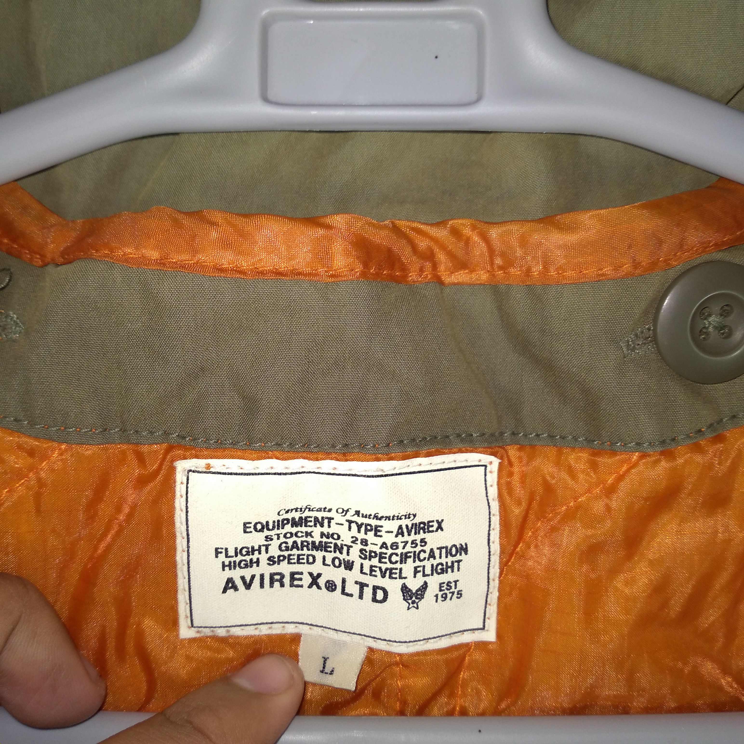 Avirex 🔥Rare🔥AVIREX World War Dixi 75 Army Flight Bomber Jacket Size US S / EU 44-46 / 1 - 23 Thumbnail