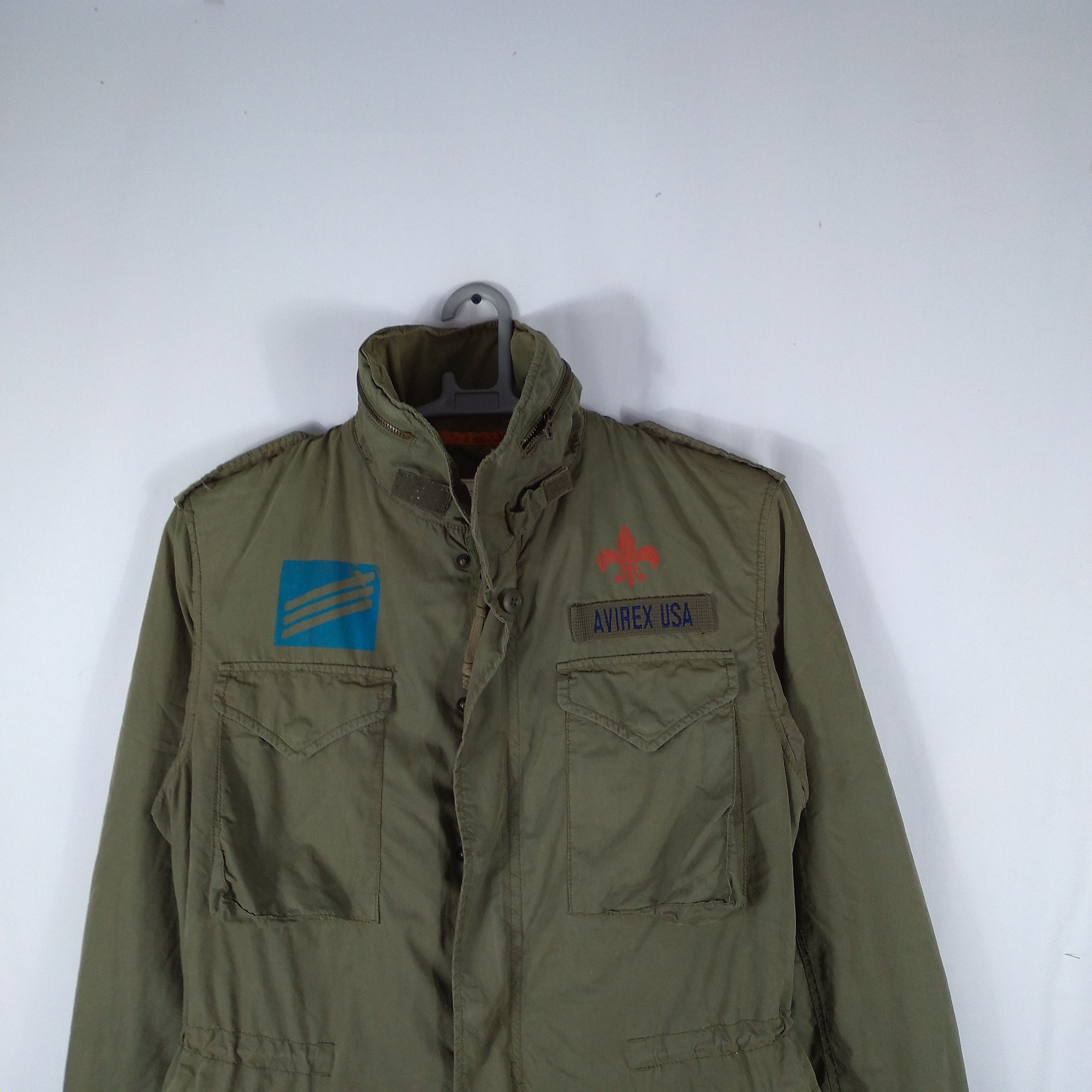 Avirex 🔥Rare🔥AVIREX World War Dixi 75 Army Flight Bomber Jacket Size US S / EU 44-46 / 1 - 3 Thumbnail