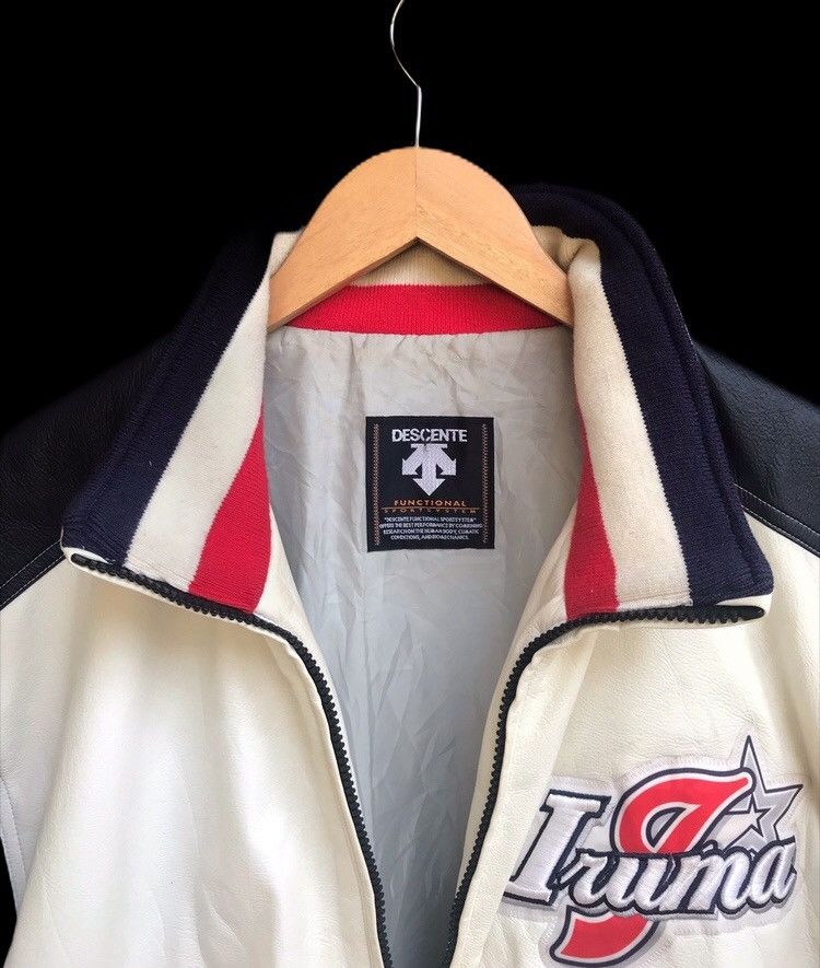 Descente 🔥Descenta Leather Pvc Bomber Jacket Size US M / EU 48-50 / 2 - 4 Thumbnail