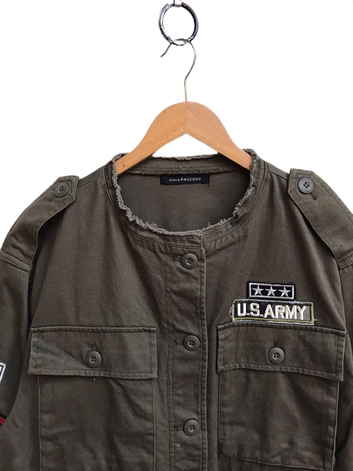 Japanese Brand 🔥Alicia Pageboy Military Jacket Size M / US 6-8 / IT 42-44 - 5 Thumbnail