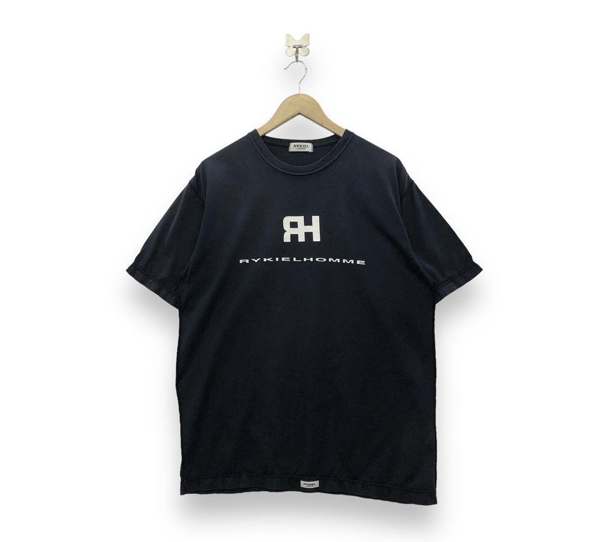 Sonia Rykiel MADE IN JAPAN!!! Vintage Rykiel Homme Spellout Designer Tee Size US L / EU 52-54 / 3 - 1 Thumbnail