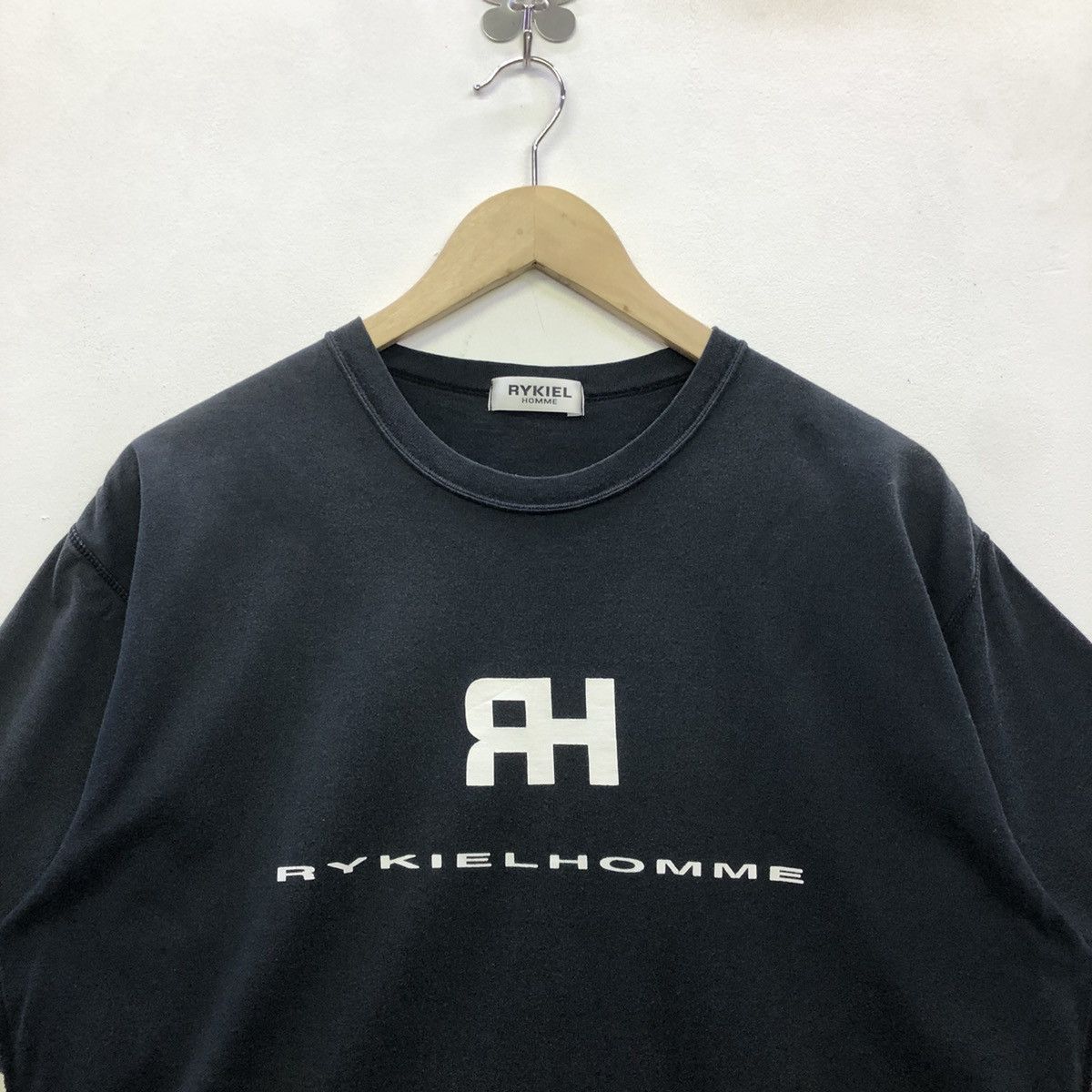 Sonia Rykiel MADE IN JAPAN!!! Vintage Rykiel Homme Spellout Designer Tee Size US L / EU 52-54 / 3 - 3 Thumbnail