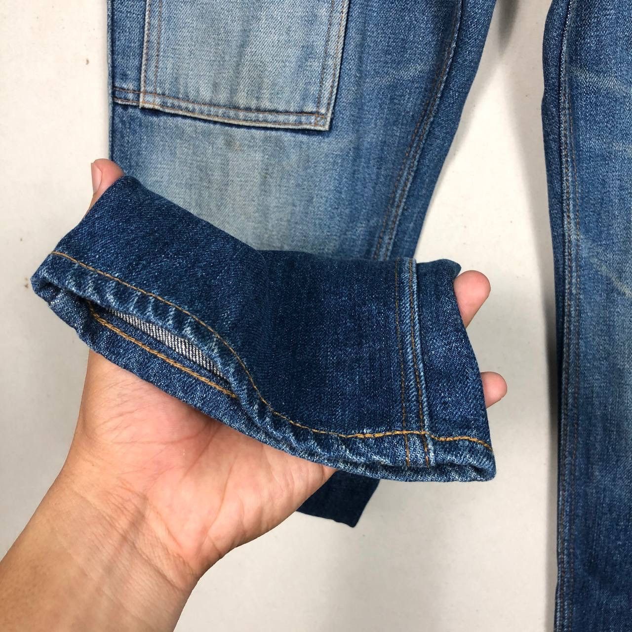 Levi's × Levi's Vintage Clothing Vintage 90s Levi’s Red Tab Thight Bush Pants Levis Jeans Size US 30 / EU 46 - 9 Thumbnail