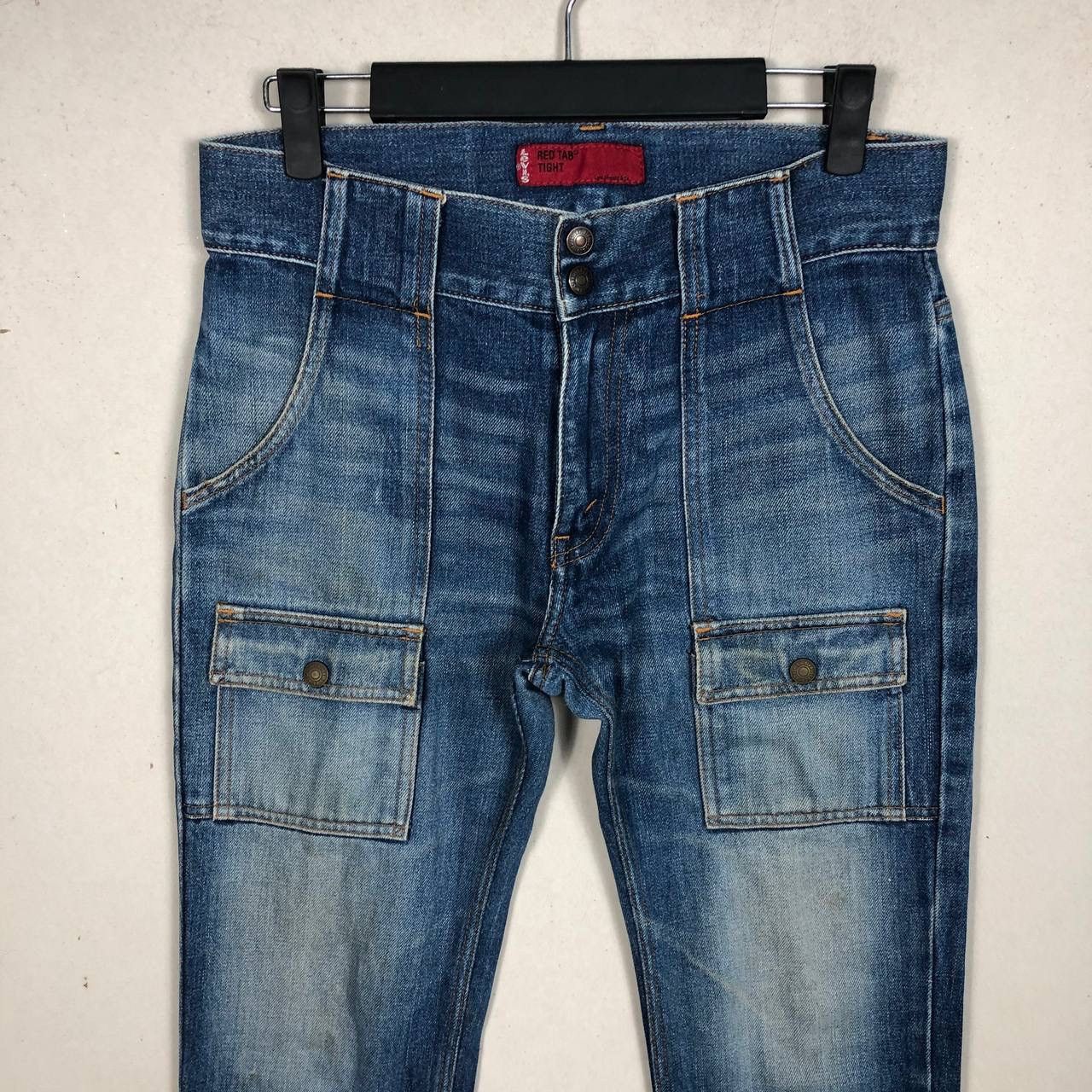 Levi's × Levi's Vintage Clothing Vintage 90s Levi’s Red Tab Thight Bush Pants Levis Jeans Size US 30 / EU 46 - 3 Thumbnail