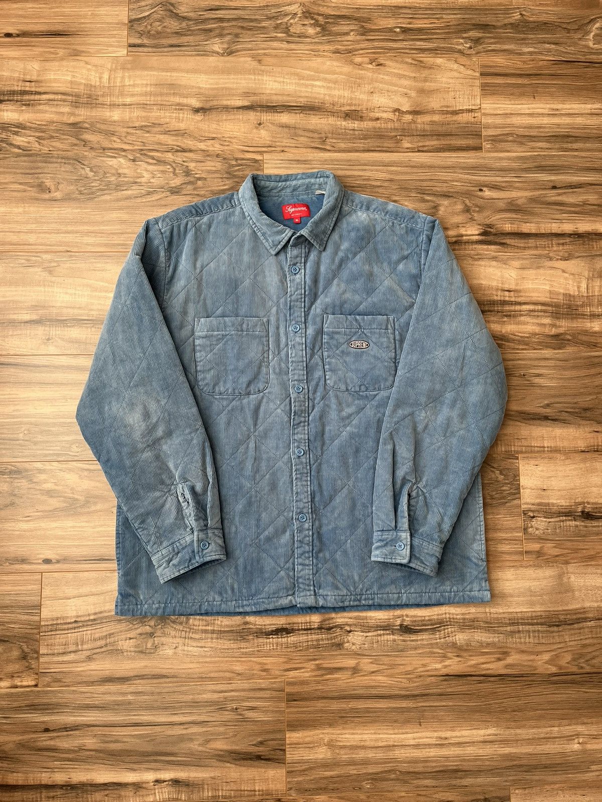 Supreme Supreme Quilted Corduroy Shirt | Grailed