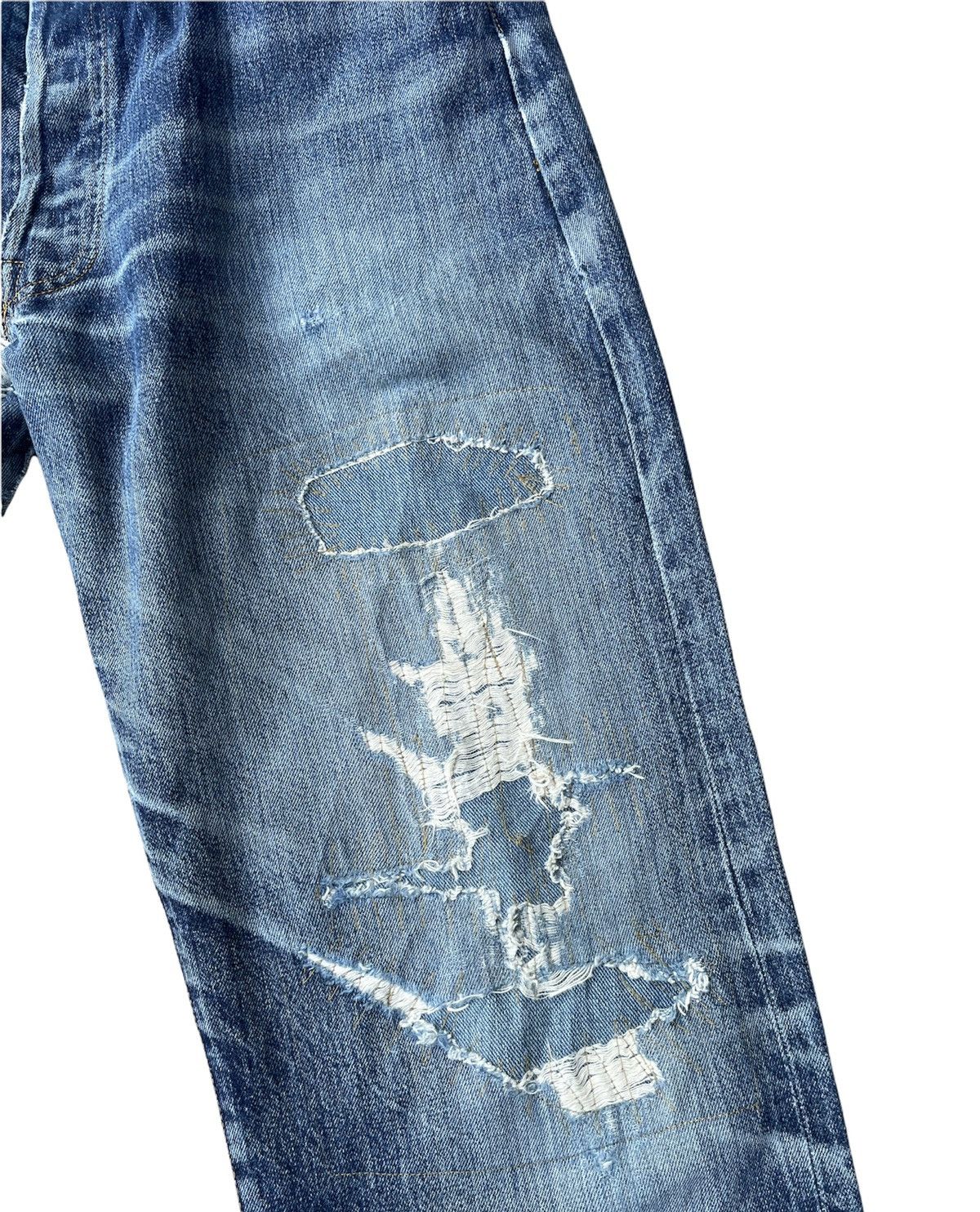 Levi's Levis 501XX E Redline Vintage 1998 Usa Aging Rework Size US 34 / EU 50 - 6 Thumbnail