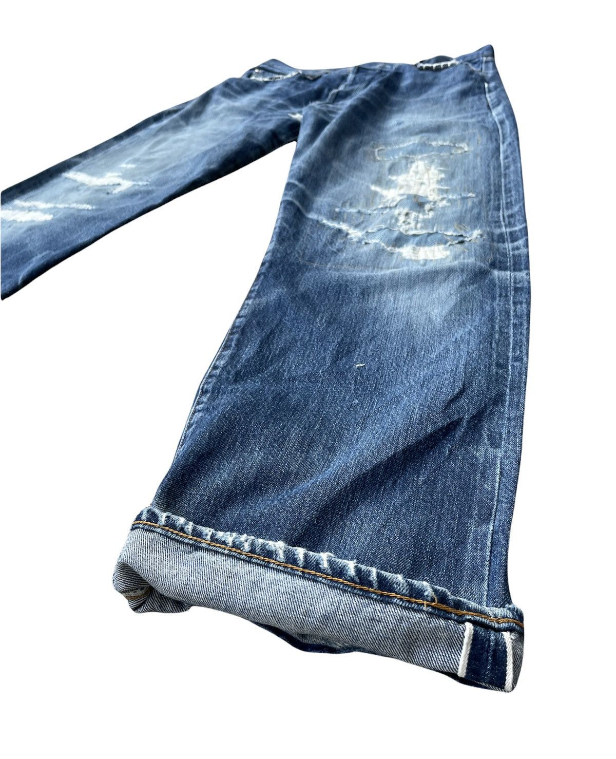 Levi's Levis 501XX E Redline Vintage 1998 Usa Aging Rework Size US 34 / EU 50 - 4 Thumbnail