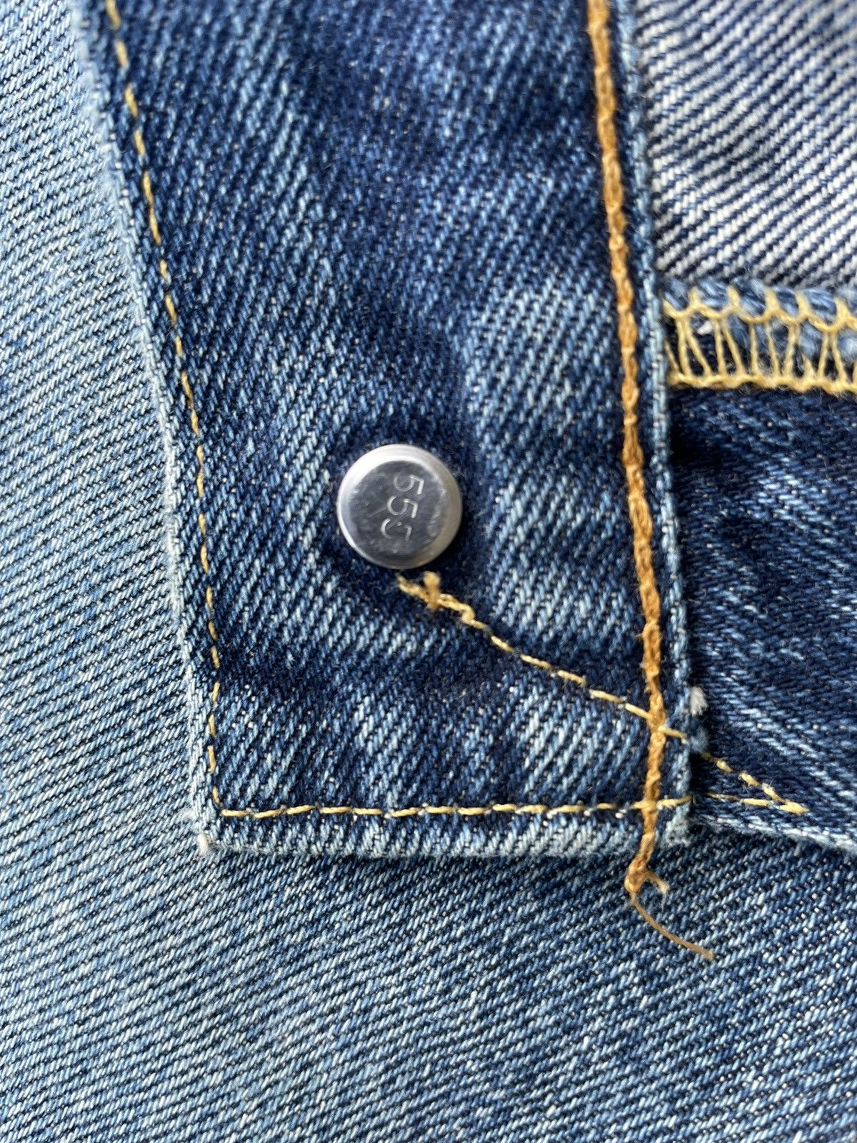 Levi's Levis 501XX E Redline Vintage 1998 Usa Aging Rework Size US 34 / EU 50 - 23 Thumbnail