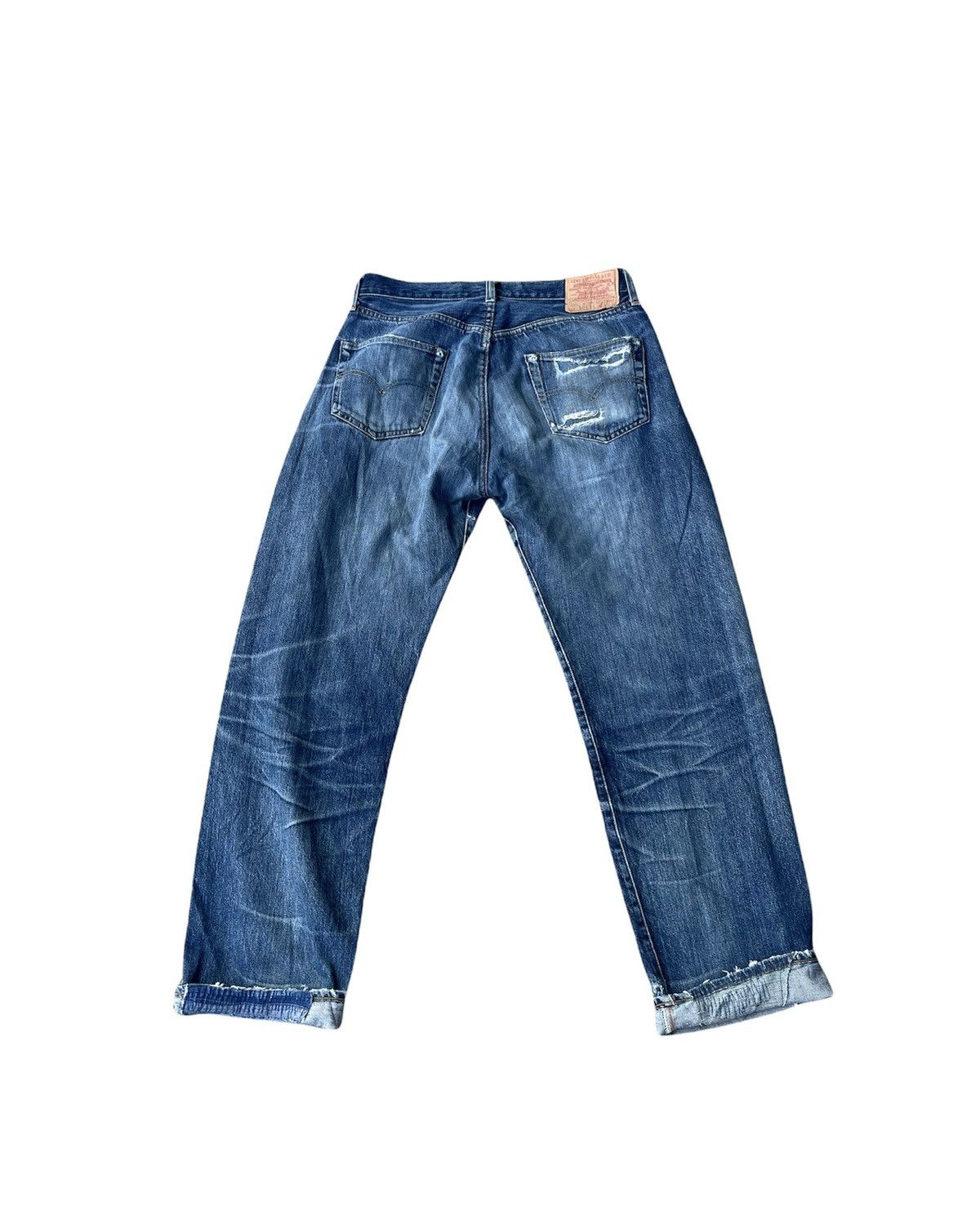 Levi's Levis 501XX E Redline Vintage 1998 Usa Aging Rework Size US 34 / EU 50 - 10 Thumbnail