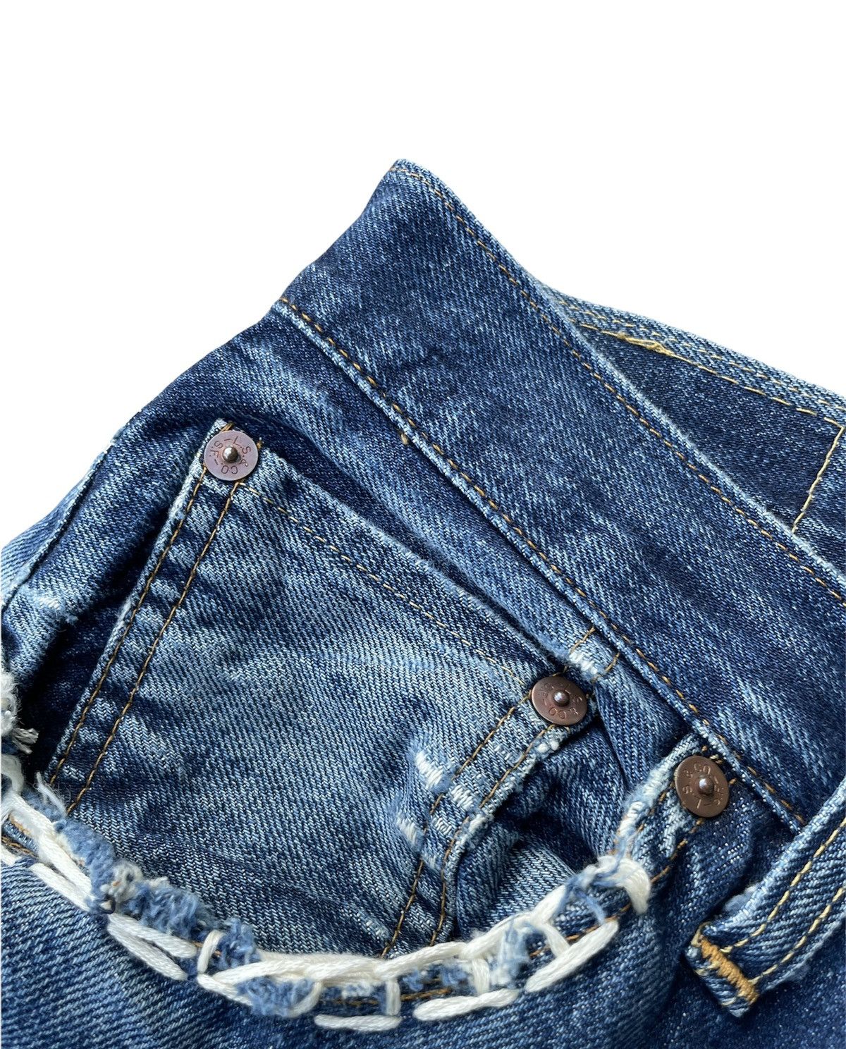 Levi's Levis 501XX E Redline Vintage 1998 Usa Aging Rework Size US 34 / EU 50 - 8 Thumbnail