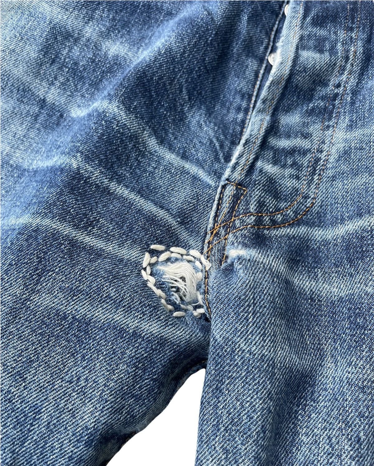 Levi's Levis 501XX E Redline Vintage 1998 Usa Aging Rework Size US 34 / EU 50 - 7 Thumbnail