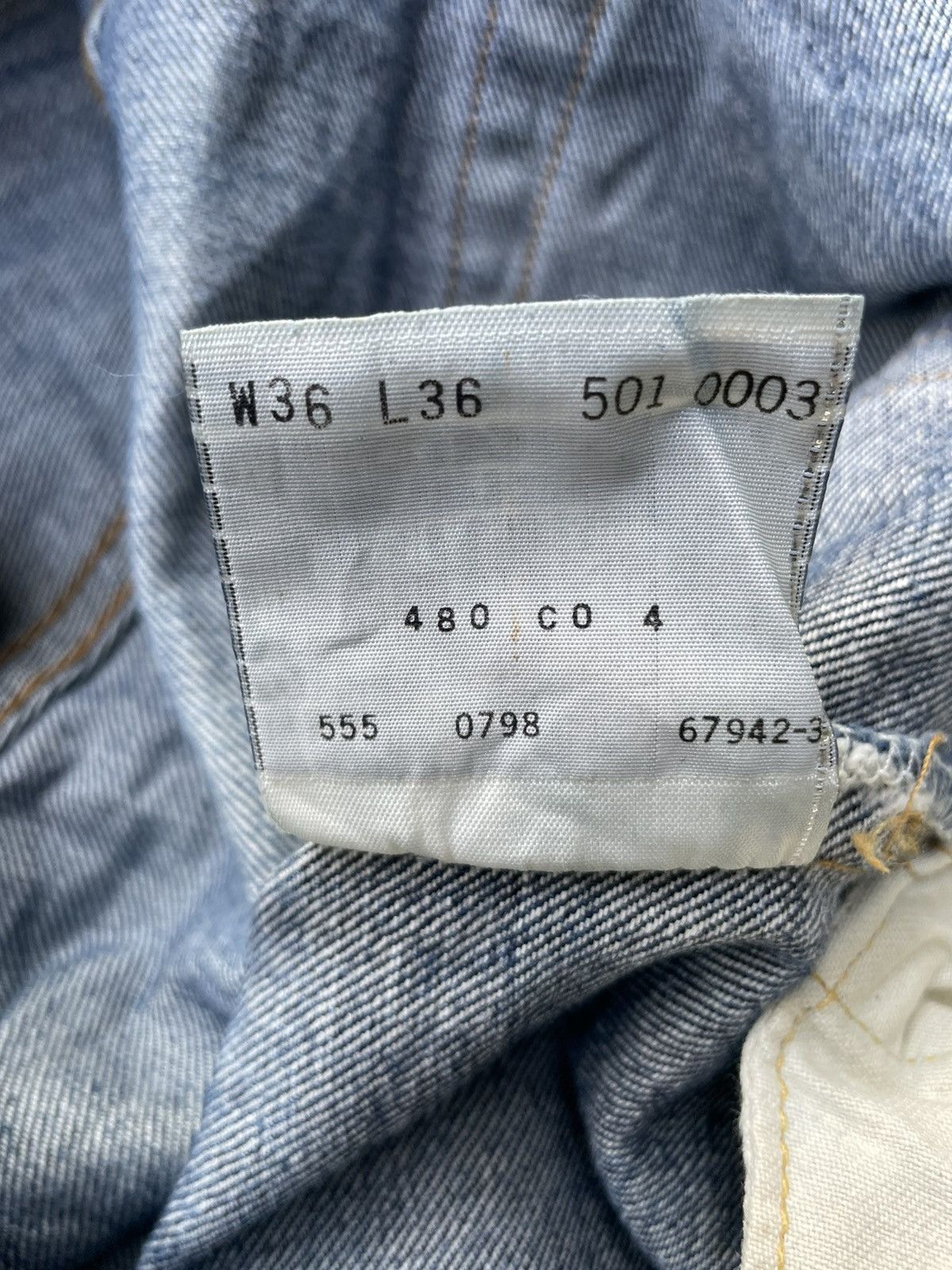 Levi's Levis 501XX E Redline Vintage 1998 Usa Aging Rework Size US 34 / EU 50 - 19 Thumbnail
