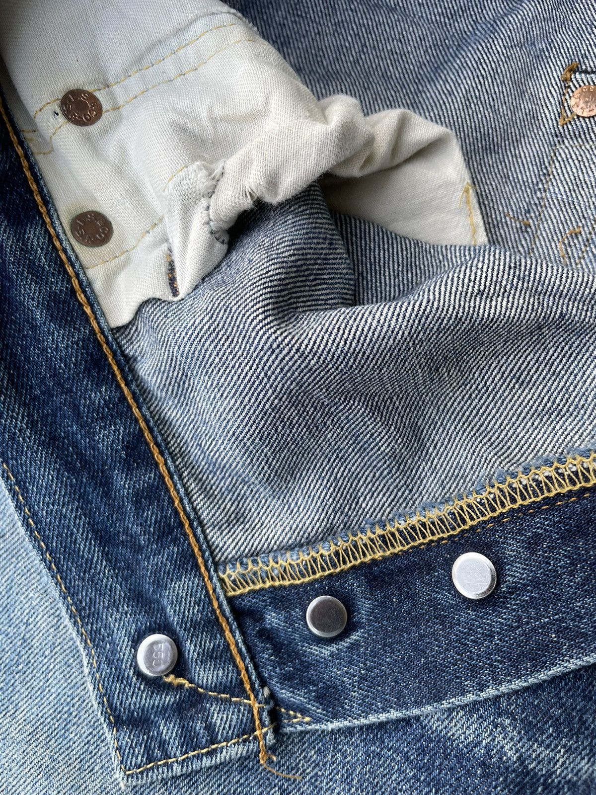 Levi's Levis 501XX E Redline Vintage 1998 Usa Aging Rework Size US 34 / EU 50 - 21 Thumbnail
