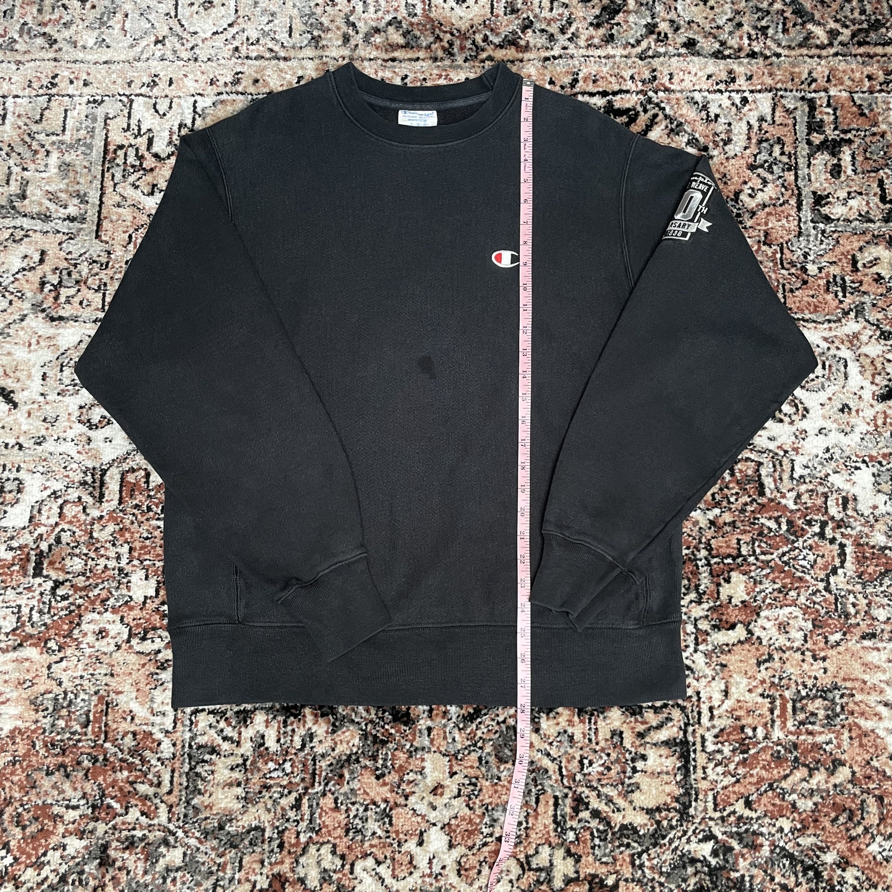 Champion Champion Reverse Weave Black Crewneck Sweater Size US M / EU 48-50 / 2 - 6 Thumbnail