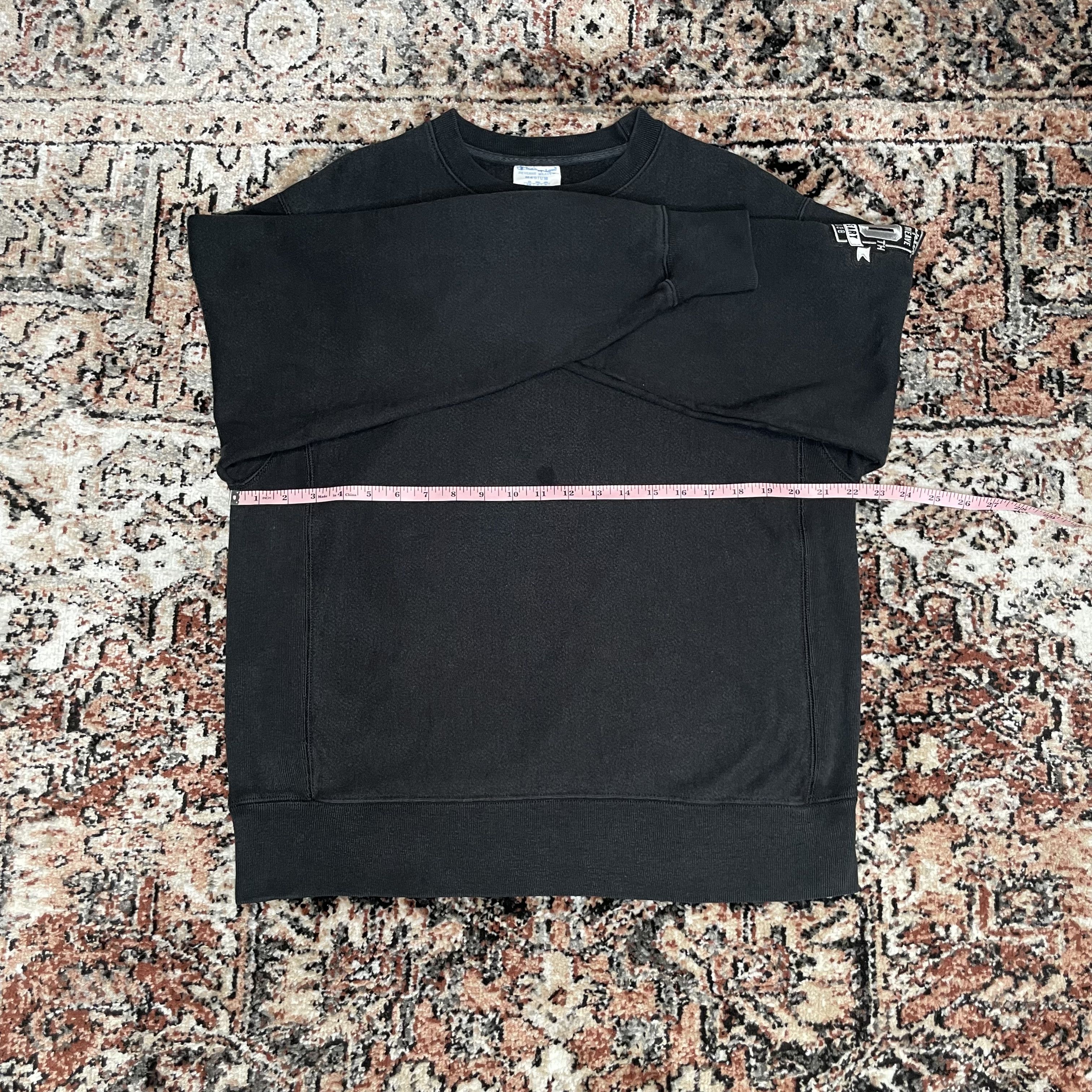 Champion Champion Reverse Weave Black Crewneck Sweater Size US M / EU 48-50 / 2 - 7 Thumbnail