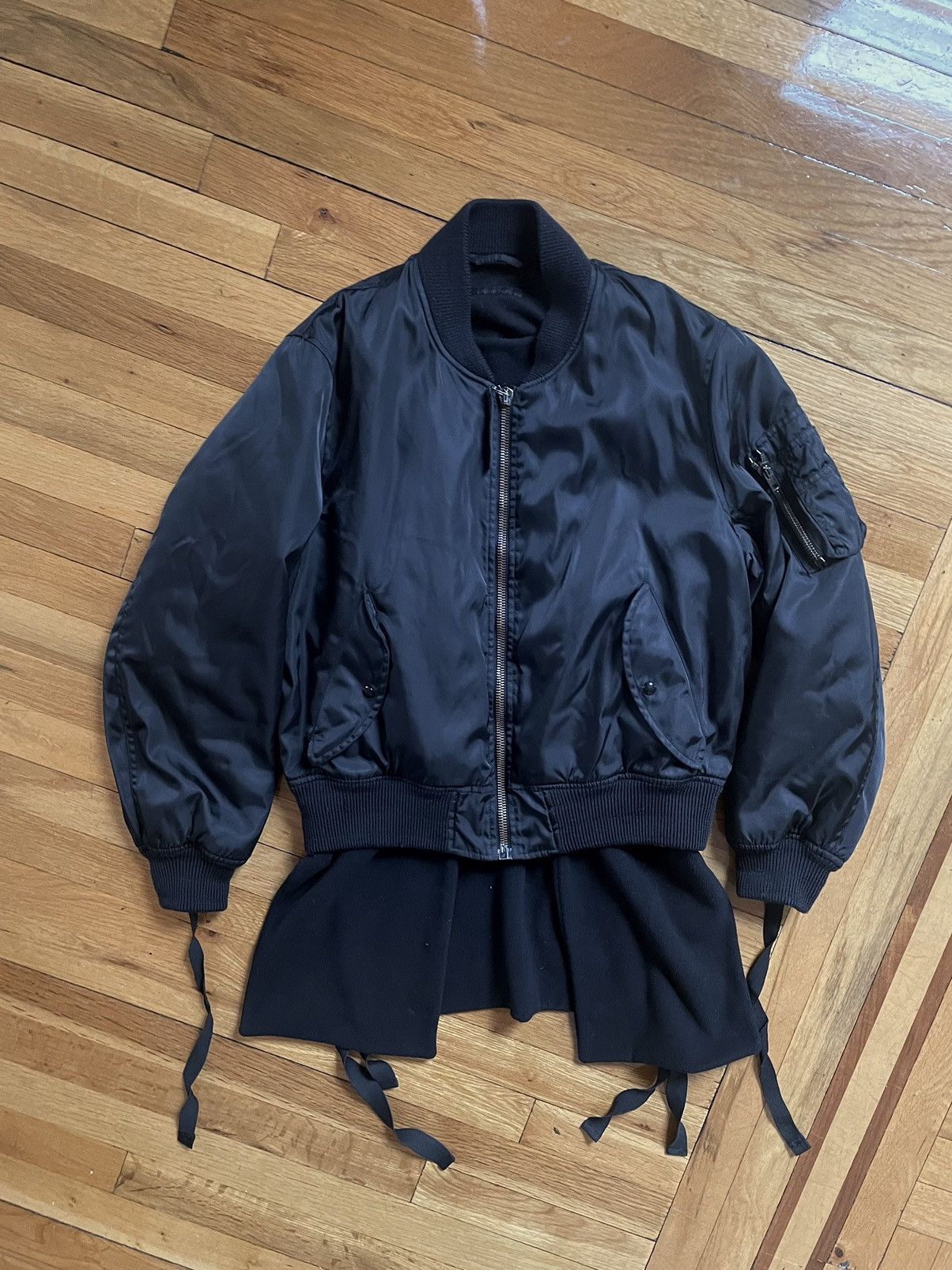 Helmut Lang Bondage Bomber | Grailed