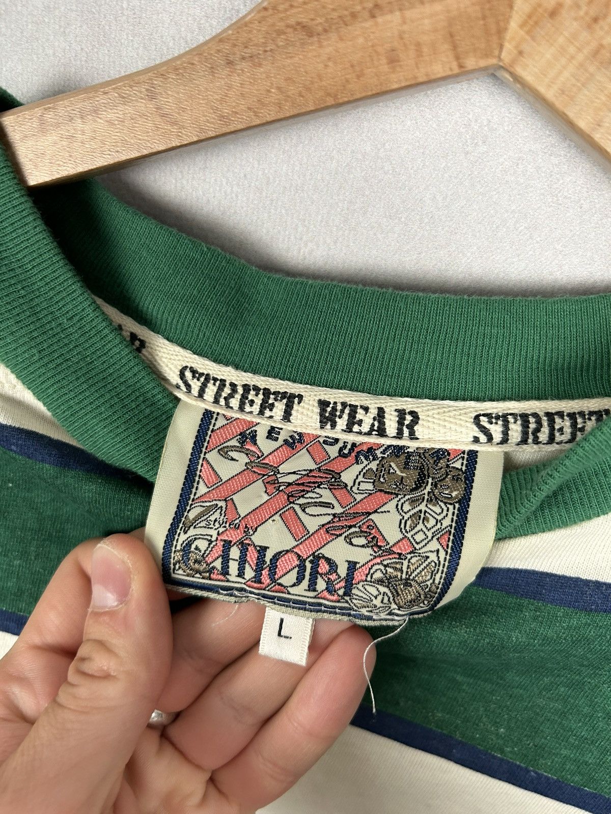 Vintage Vintage Retro Crewneck 90s Striped Skate Rock Size US L / EU 52-54 / 3 - 6 Thumbnail