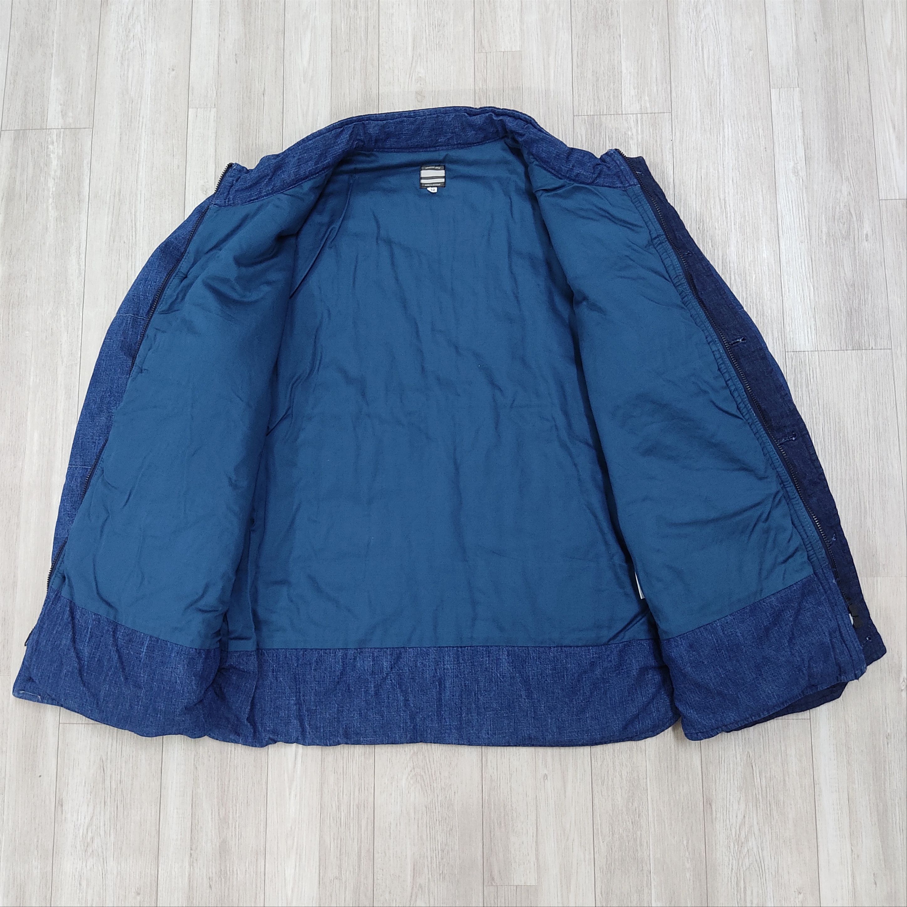 Momotaro Jeans MOMOTARO JEANS Indigo Blue Comboy Padded Denim Jacket Size US M / EU 48-50 / 2 - 12 Thumbnail