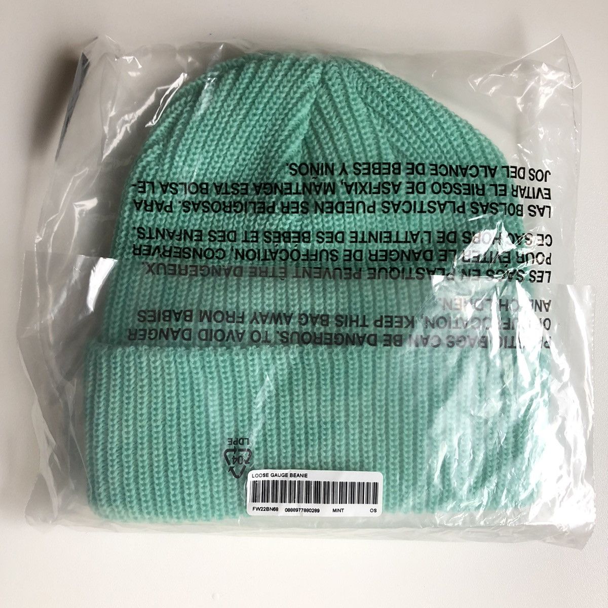 Supreme Supreme Loose Gauge Beanie (FW22) Mint Size ONE SIZE - 2 Thumbnail