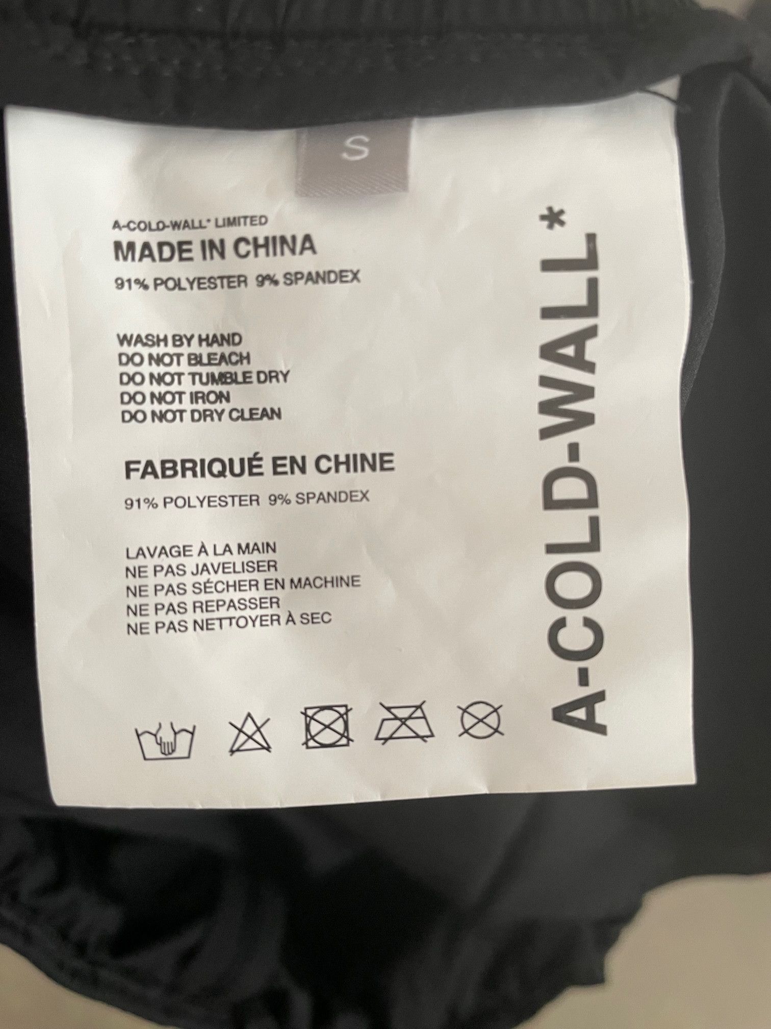 A-COLD-WALL* A COLD WALL welded technical pants track black S trousers Size US 30 / EU 46 - 5 Thumbnail