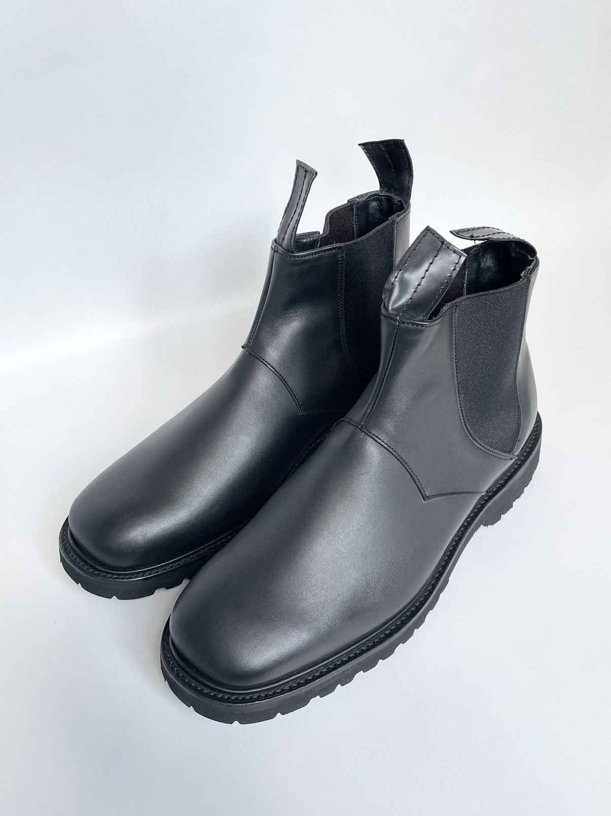 image of Kiko Kostadinov x Mackintosh A/w 17 0001 Square Toe Boots in Black, Men's (Size 12)