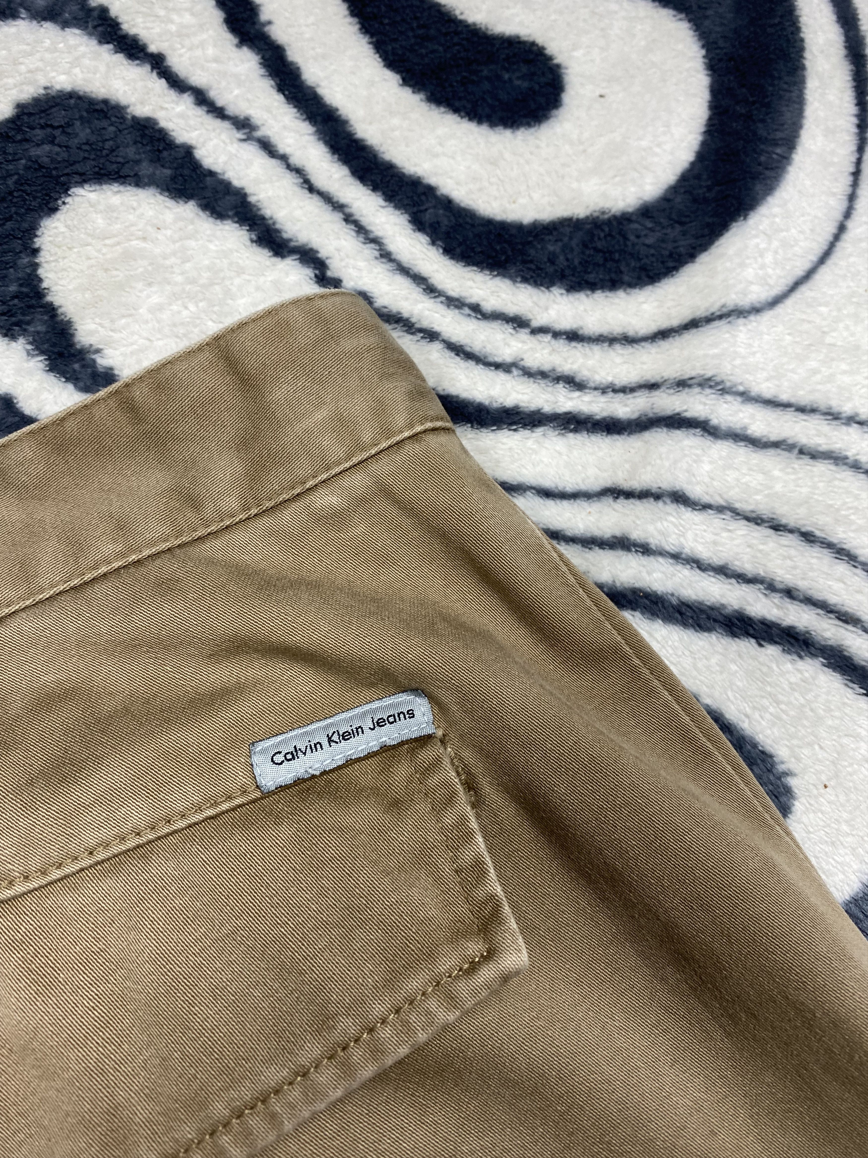 20471120 Calvin Klein Vintage Mens Cargo Pants Y2K Size US 33 - 8 Thumbnail