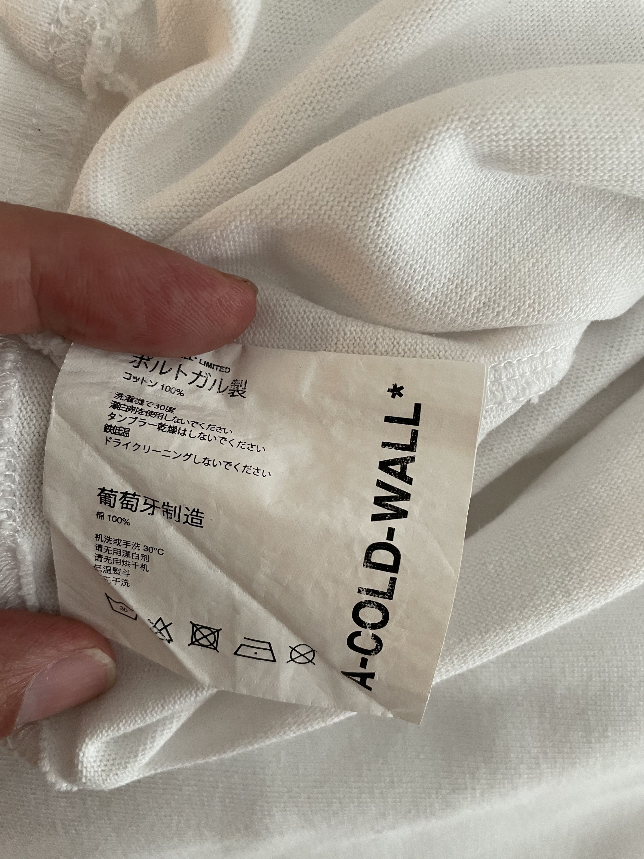 A-COLD-WALL* A cold wall classic white logo Tee tshirt White S oversize Size US S / EU 44-46 / 1 - 6 Thumbnail