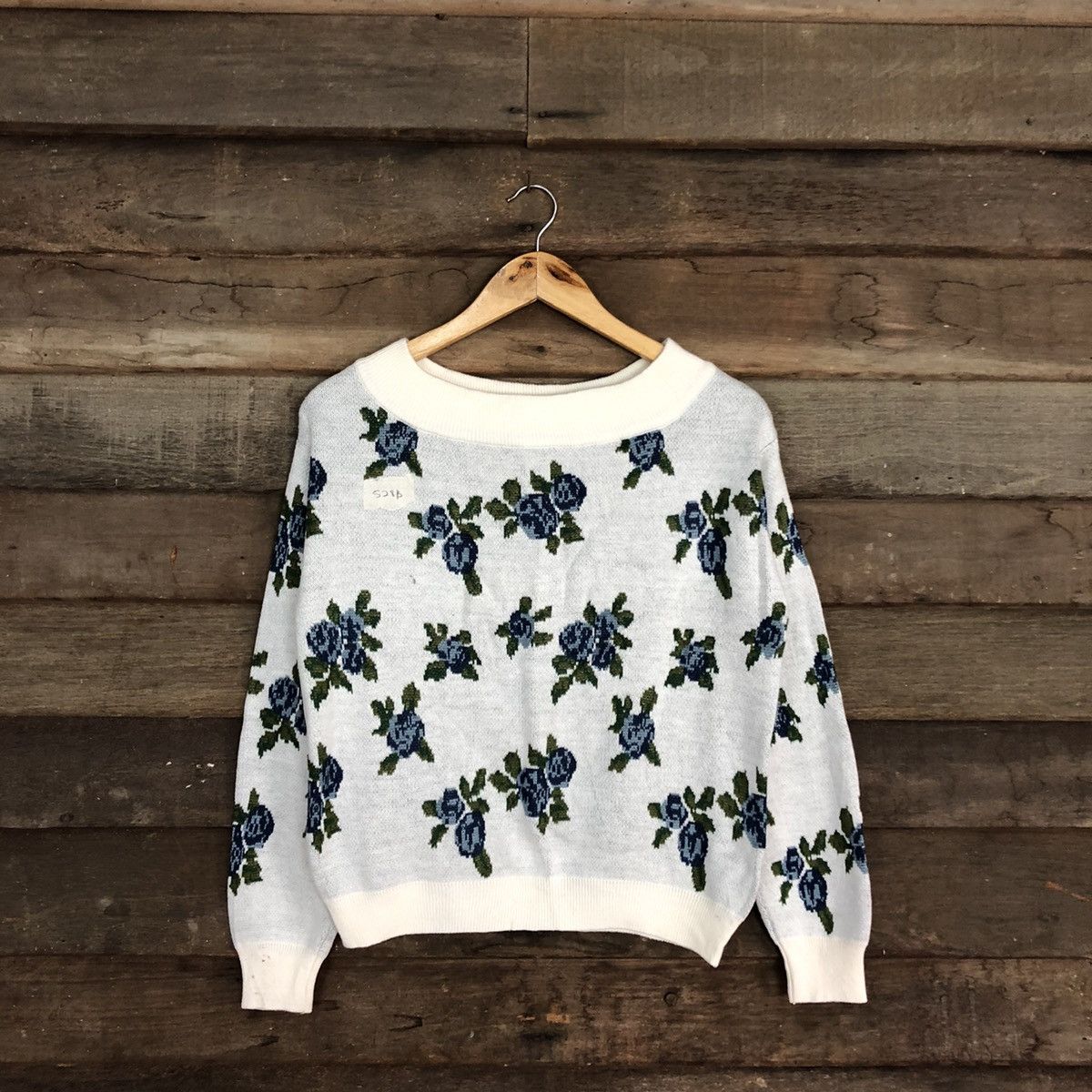 Homespun Knitwear × Japanese Brand GU art Japan White Knitwear #528B Size US S / EU 44-46 / 1 - 1 Thumbnail