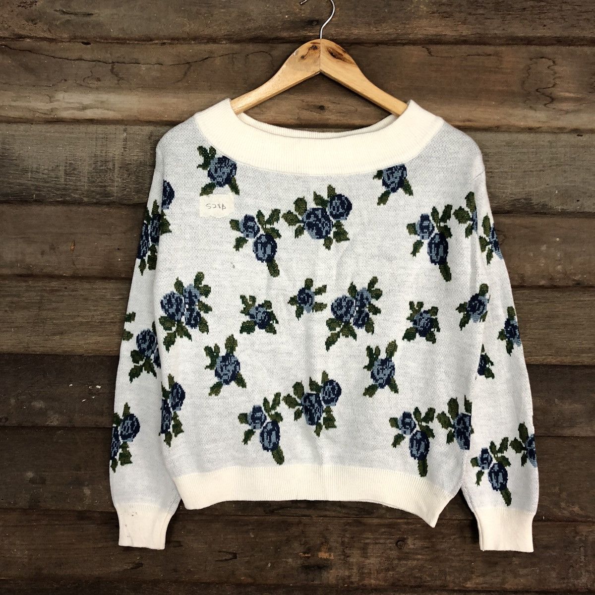 Homespun Knitwear × Japanese Brand GU art Japan White Knitwear #528B Size US S / EU 44-46 / 1 - 8 Thumbnail