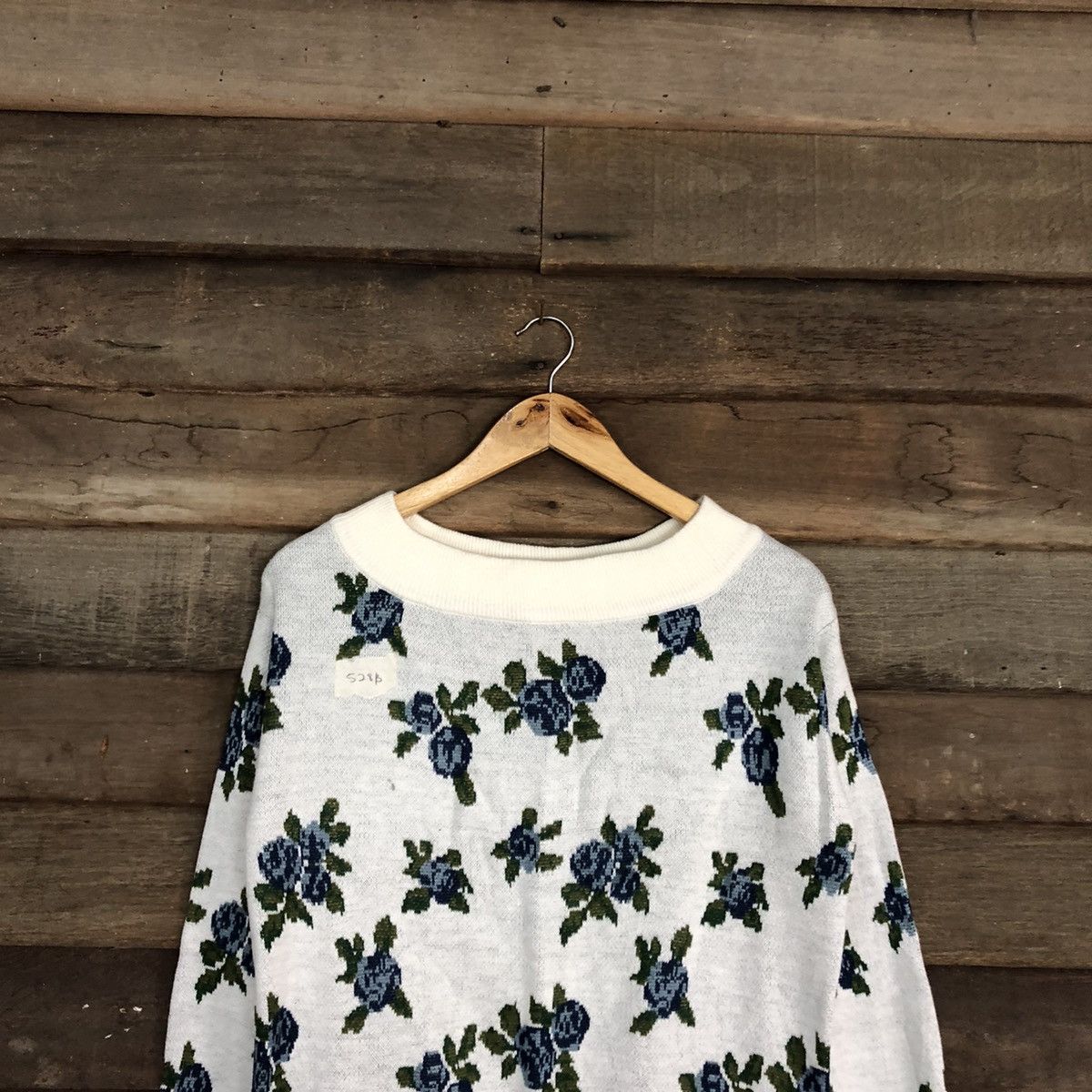 Homespun Knitwear × Japanese Brand GU art Japan White Knitwear #528B Size US S / EU 44-46 / 1 - 9 Thumbnail