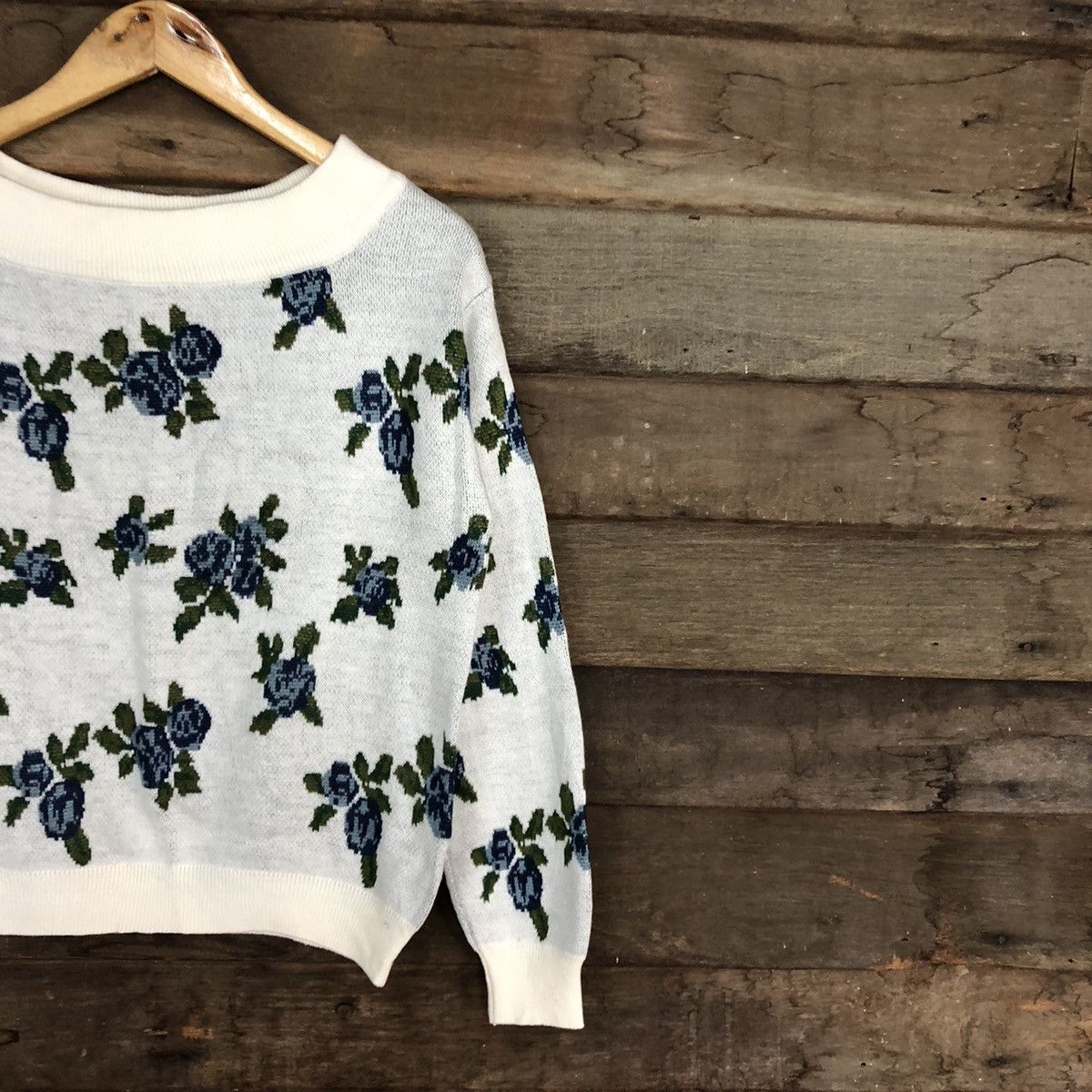 Homespun Knitwear × Japanese Brand GU art Japan White Knitwear #528B Size US S / EU 44-46 / 1 - 5 Thumbnail