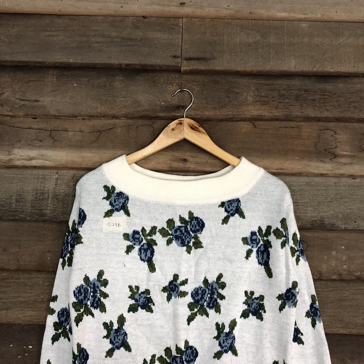 Homespun Knitwear × Japanese Brand GU art Japan White Knitwear #528B Size US S / EU 44-46 / 1 - 2 Thumbnail