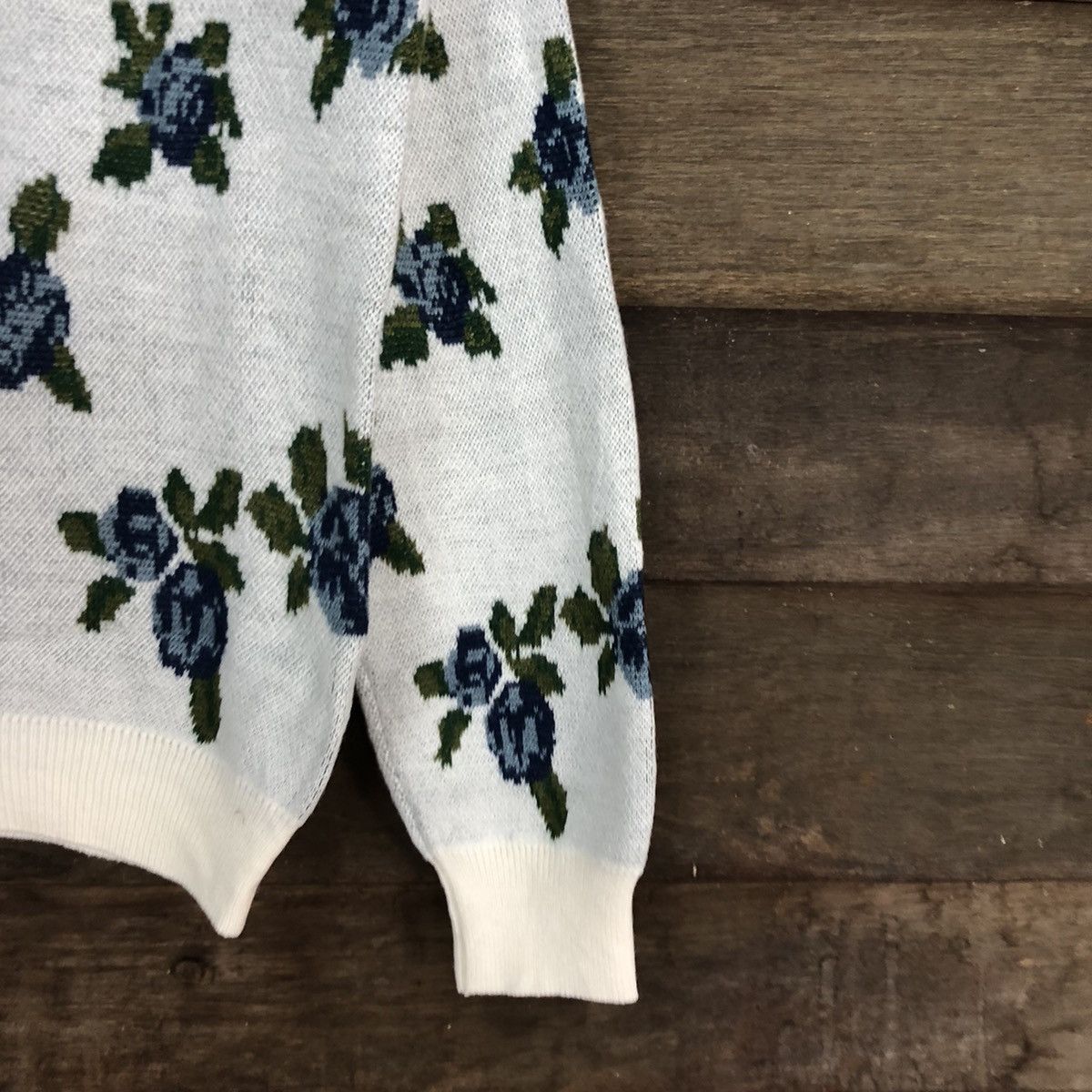Homespun Knitwear × Japanese Brand GU art Japan White Knitwear #528B Size US S / EU 44-46 / 1 - 4 Thumbnail