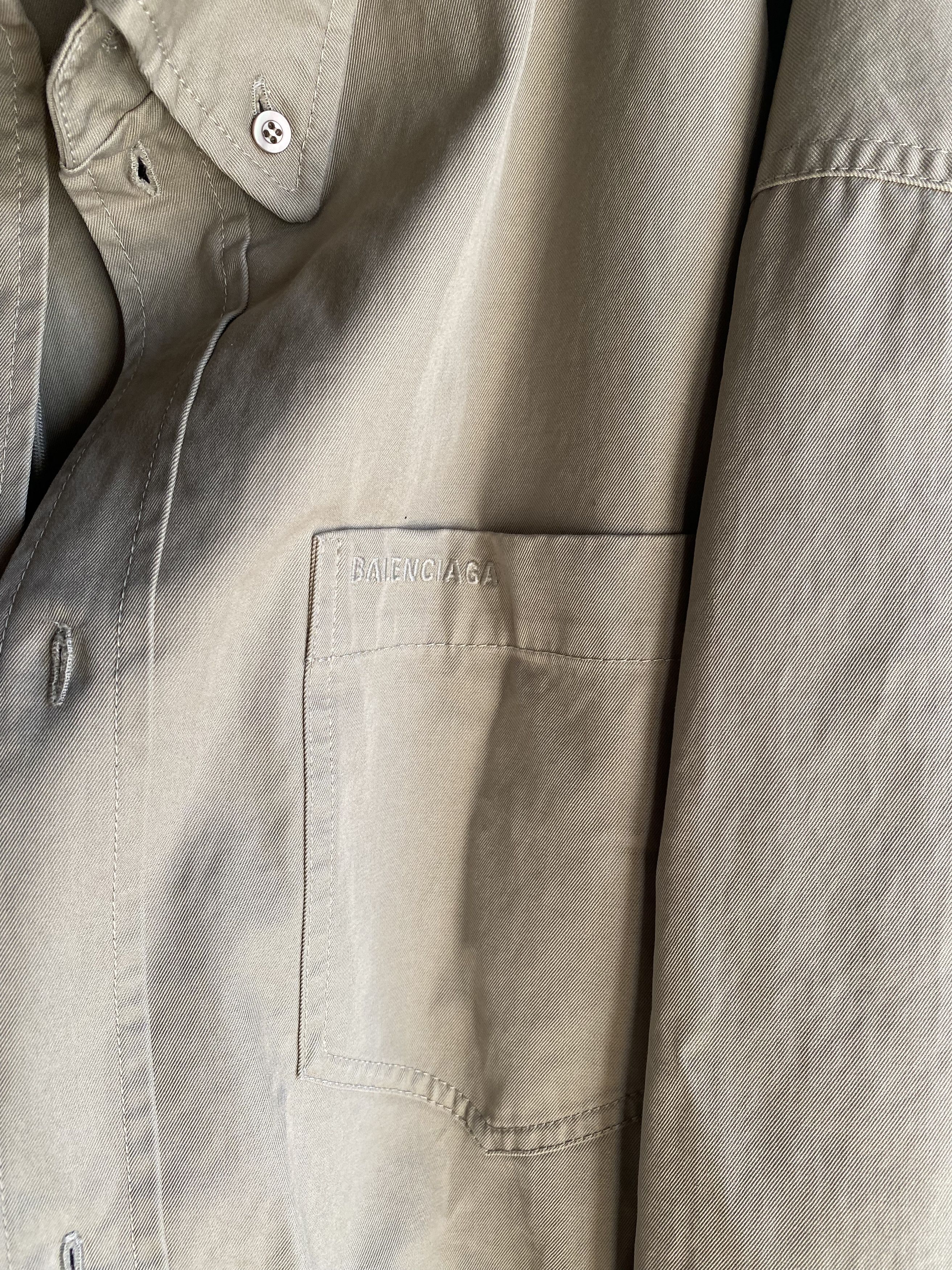 Balenciaga Oversized Balenciaga Parka Shirt Size US S / EU 44-46 / 1 - 5 Thumbnail