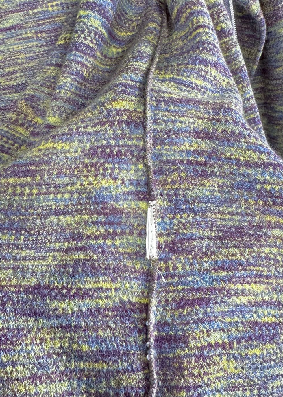 Missoni M Missoni Lilac Yellow Blue Zip-up Hoodie Size M / US 6-8 / IT 42-44 - 4 Thumbnail