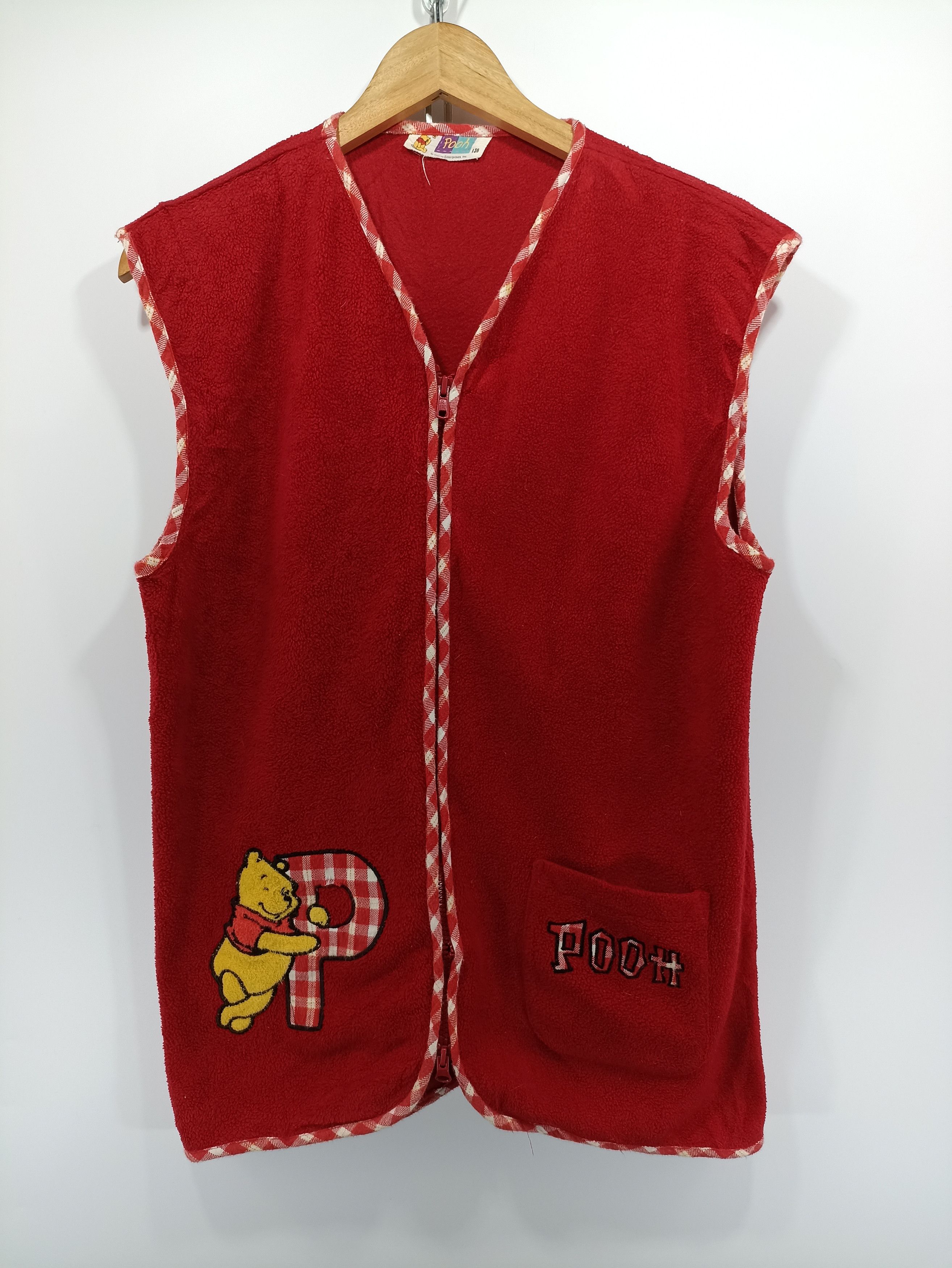 Cartoon Network × Disney × Vintage Vintage Pooh Fleece Sleeve Less Size US S / EU 44-46 / 1 - 1 Thumbnail
