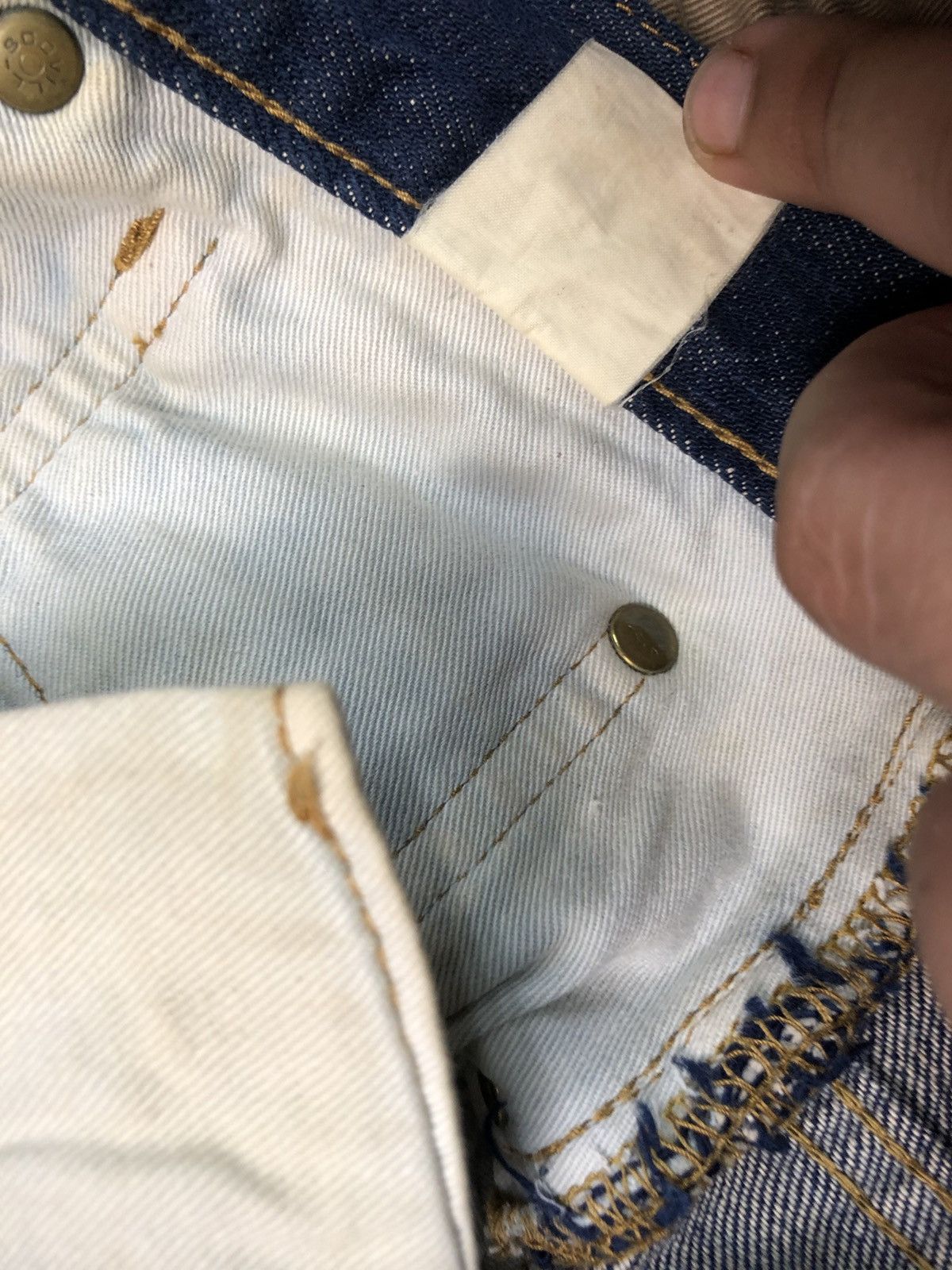 Bape × Vintage SELVEDGE DENIM Size US 30 / EU 46 - 11 Thumbnail