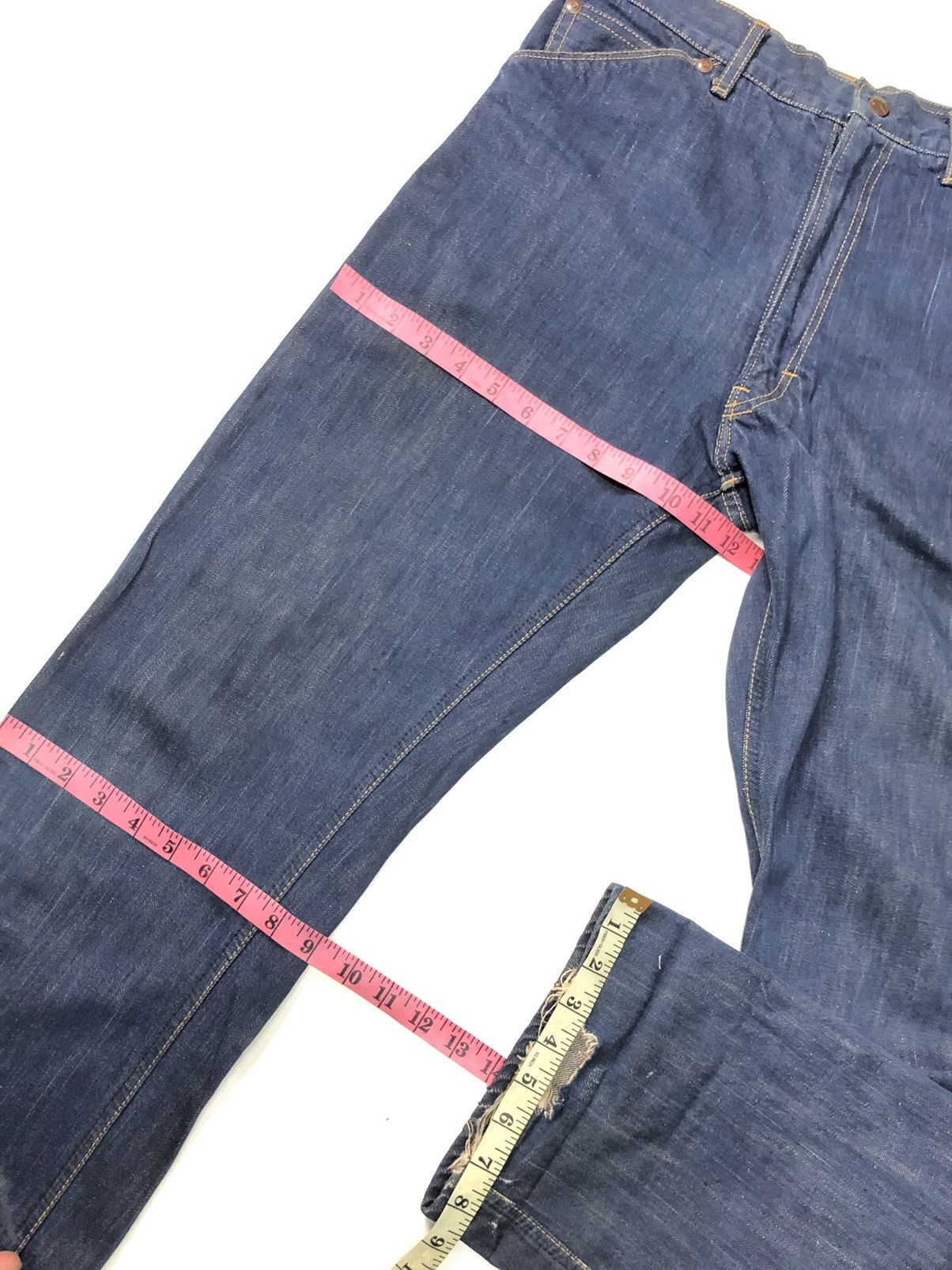 Bape × Vintage SELVEDGE DENIM Size US 30 / EU 46 - 19 Thumbnail
