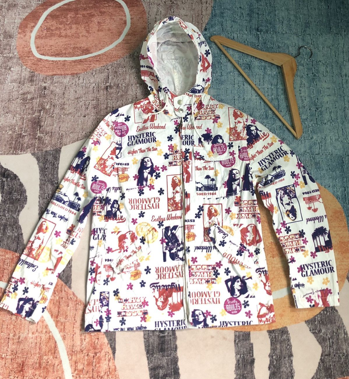 Hysteric Glamour HYSTERIC GLAMOUR SEXY GIRL HAWAII MOTIF OVER PRINT JACKET Size US M / EU 48-50 / 2 - 1 Thumbnail