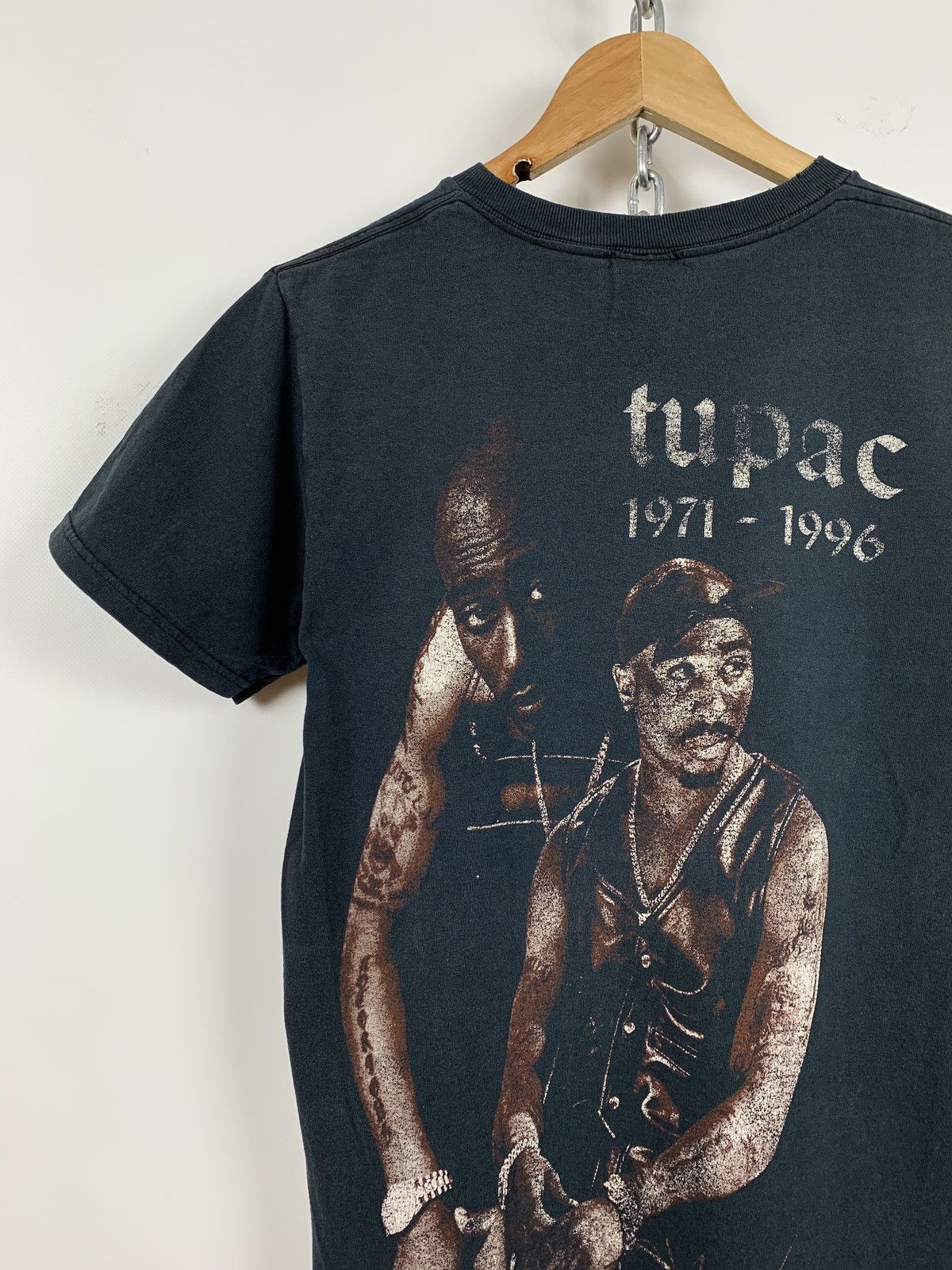 Band Tees 00s Vintage 2Pac Tupac Double Sided Big Logo T-Shirt Size US S / EU 44-46 / 1 - 10 Thumbnail